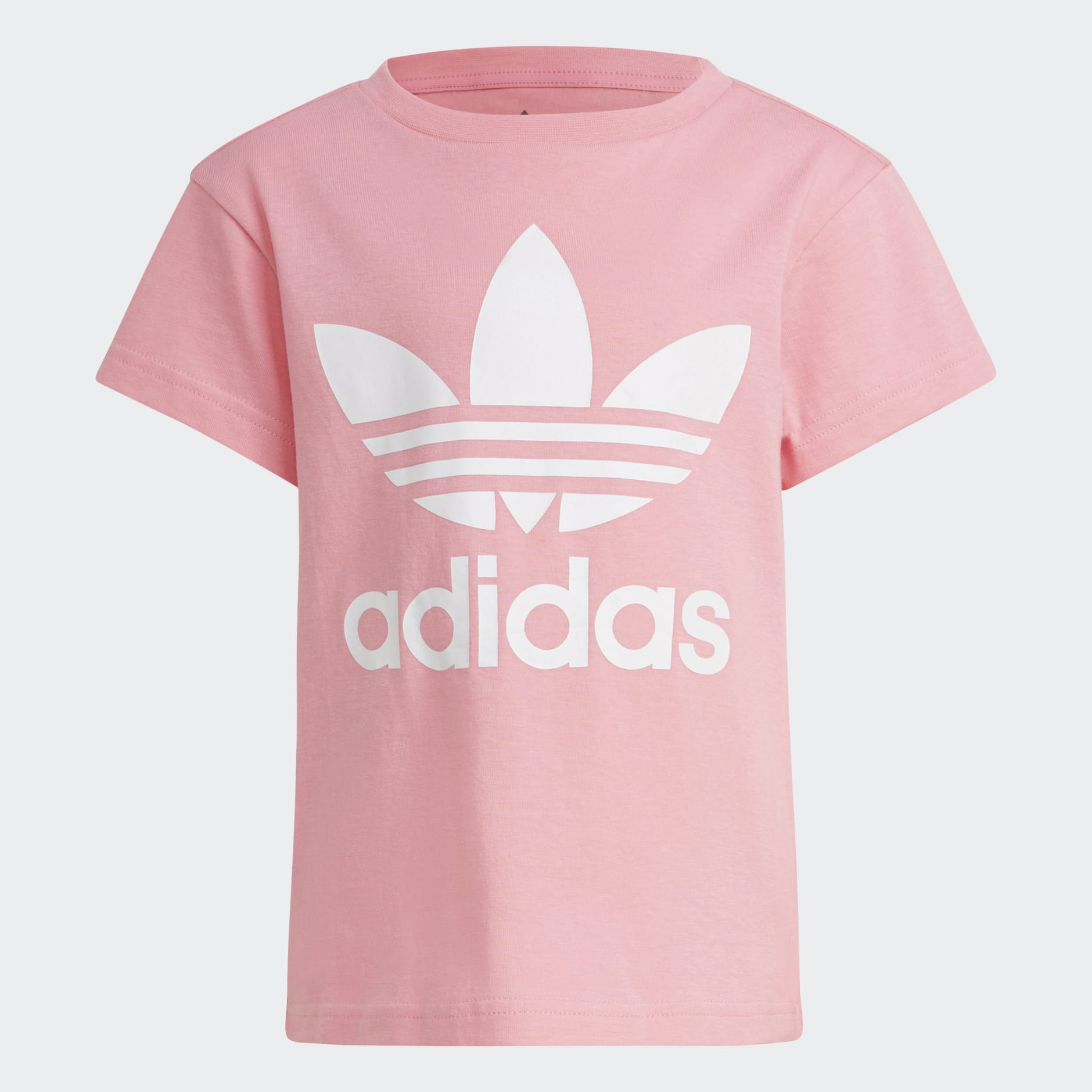 adidas Adicolor Trefoil Tee - Pink | adidas UAE