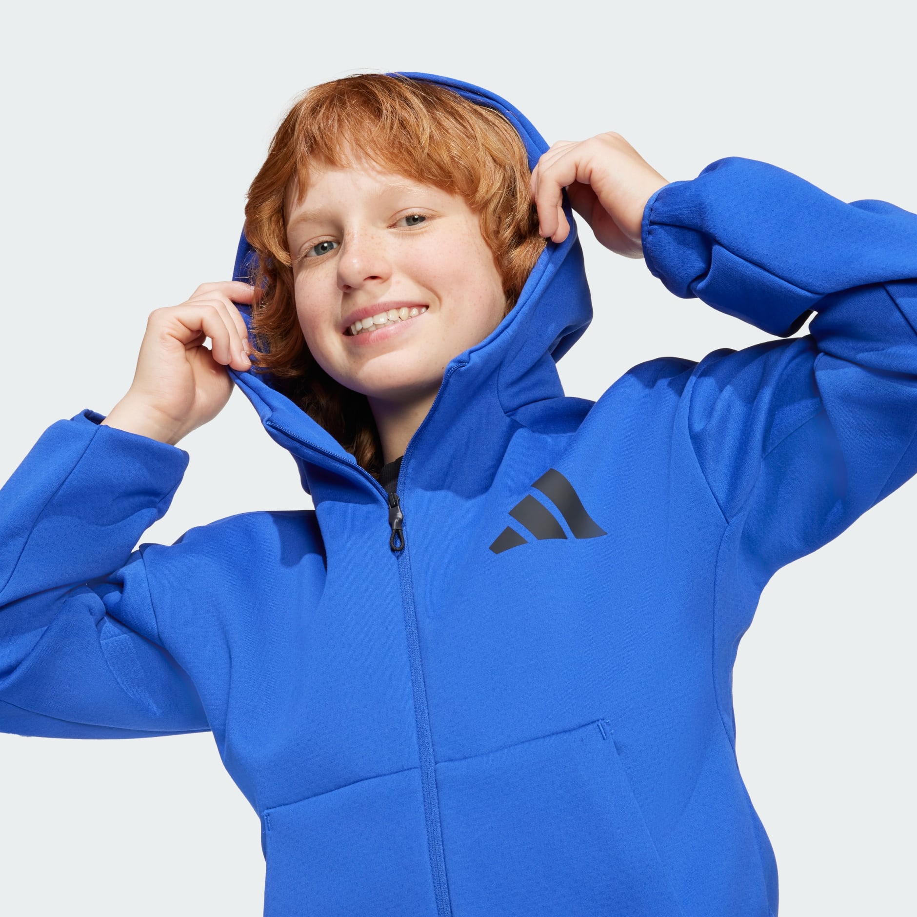 Kids Clothing - adidas Z.N.E. Full-Zip Hooded Track Jacket - Blue