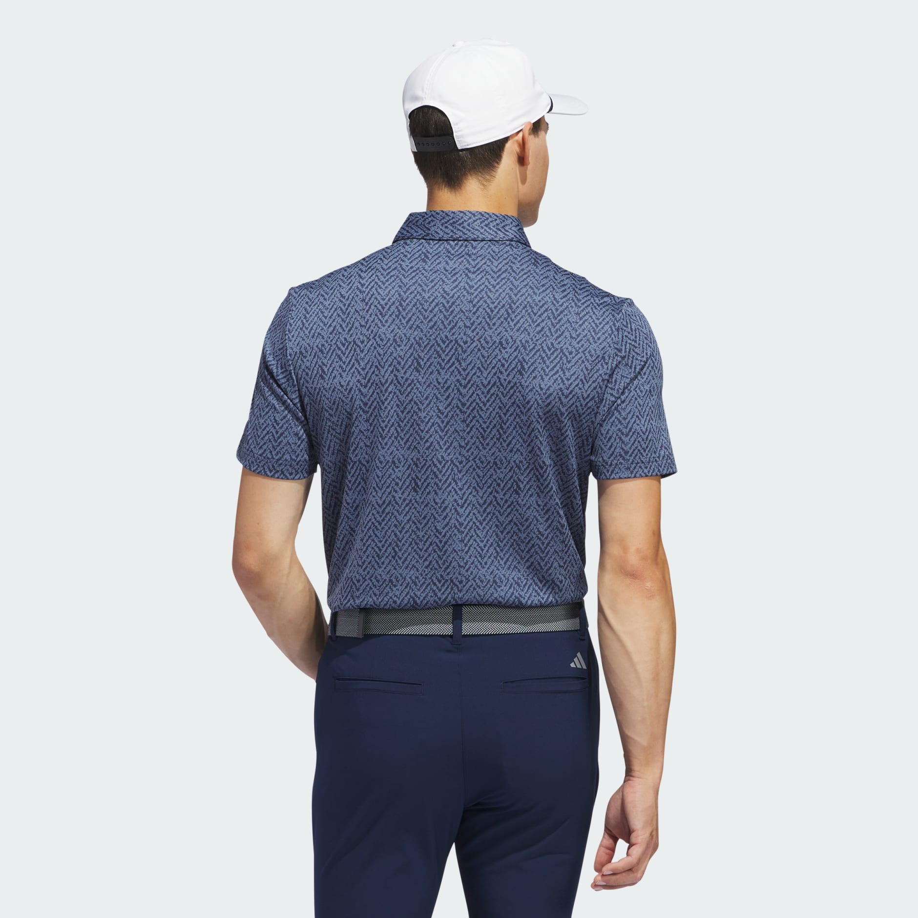 Clothing - Ultimate365 Jacquard Polo Shirt - Blue | adidas South Africa
