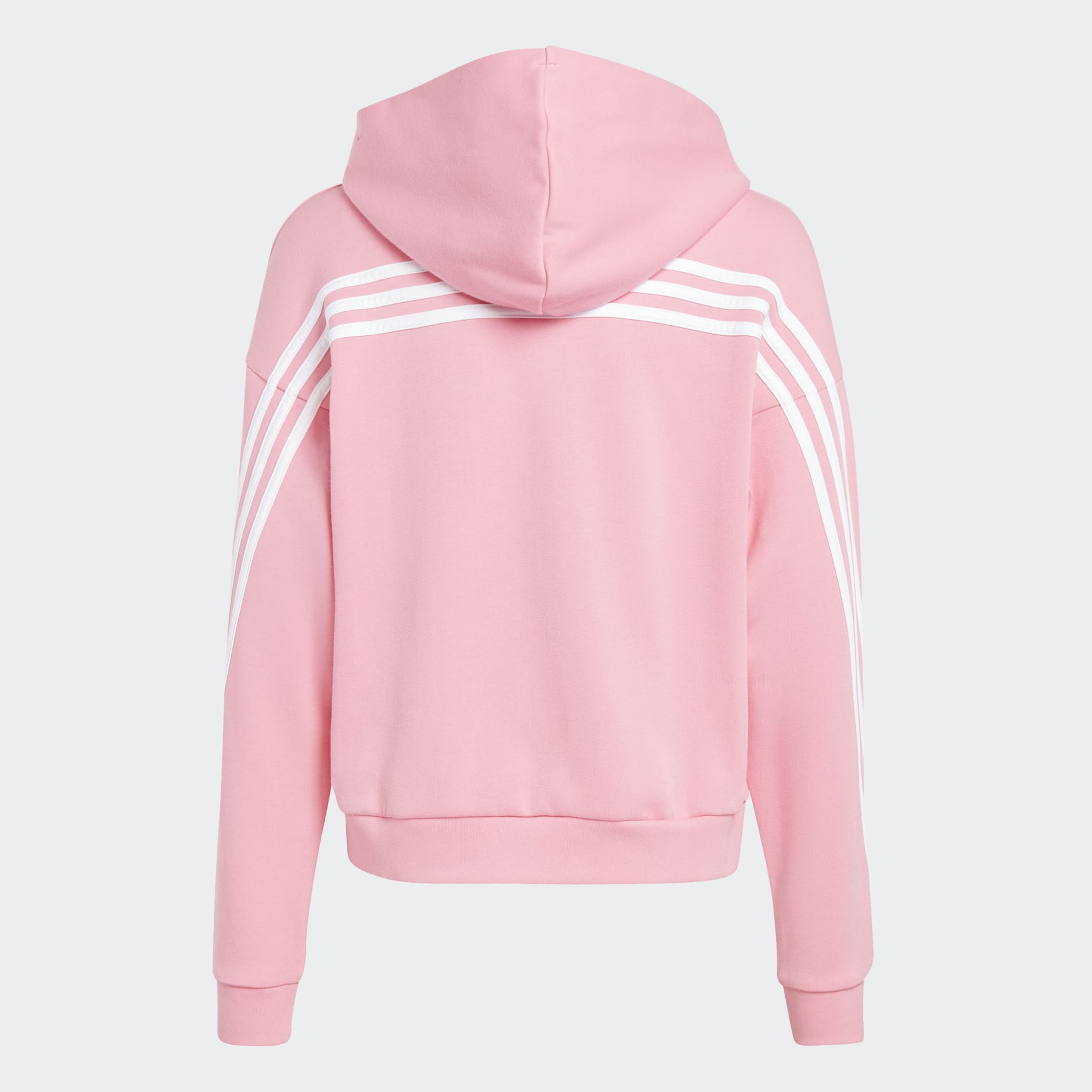 Pink adidas zip discount hoodie