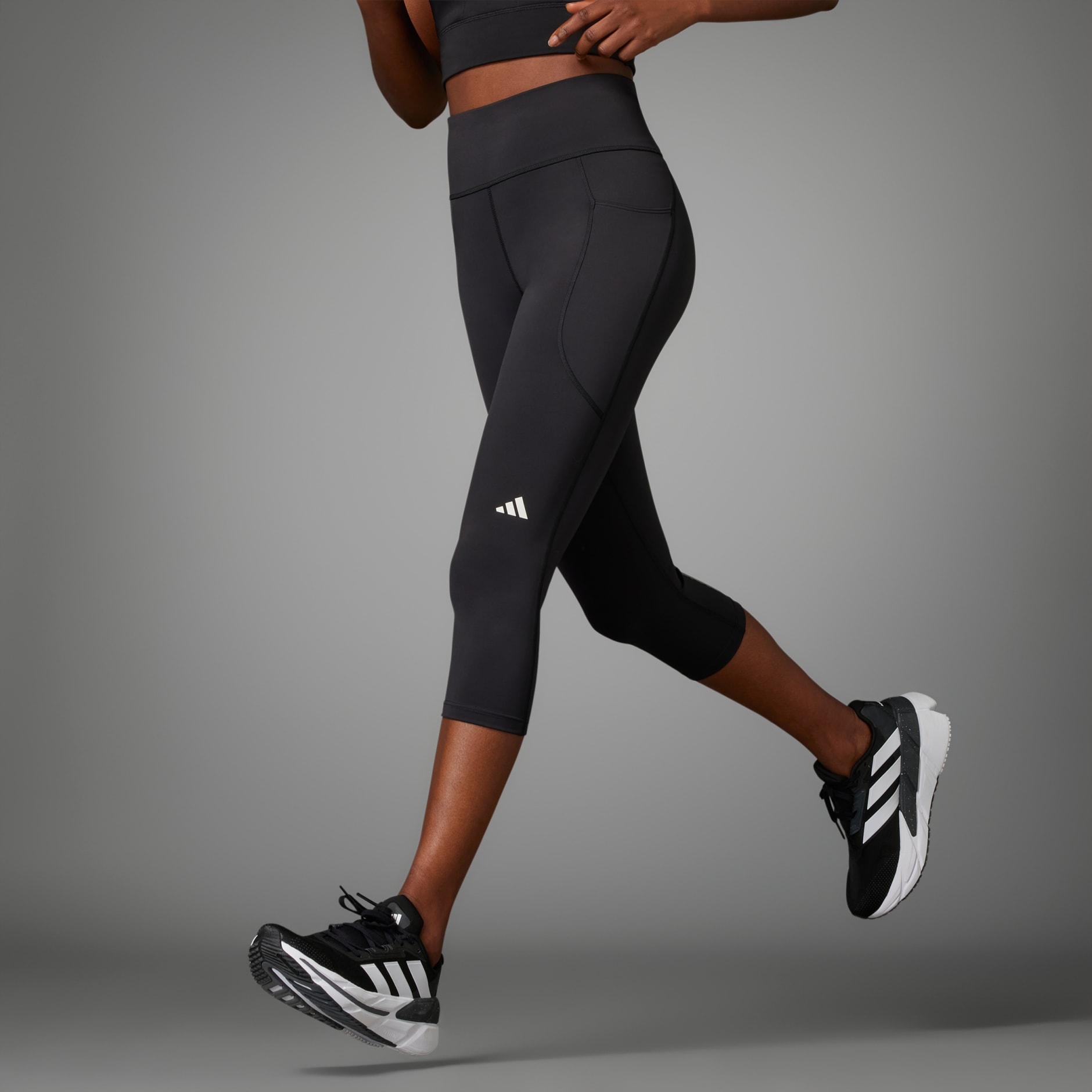 Women's Clothing DailyRun 3/4 Leggings - Black | adidas