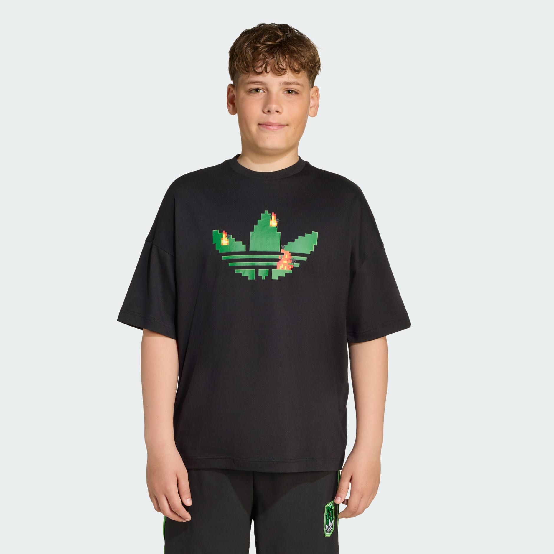 تيشيرت للأطفال adidas x Minecraft