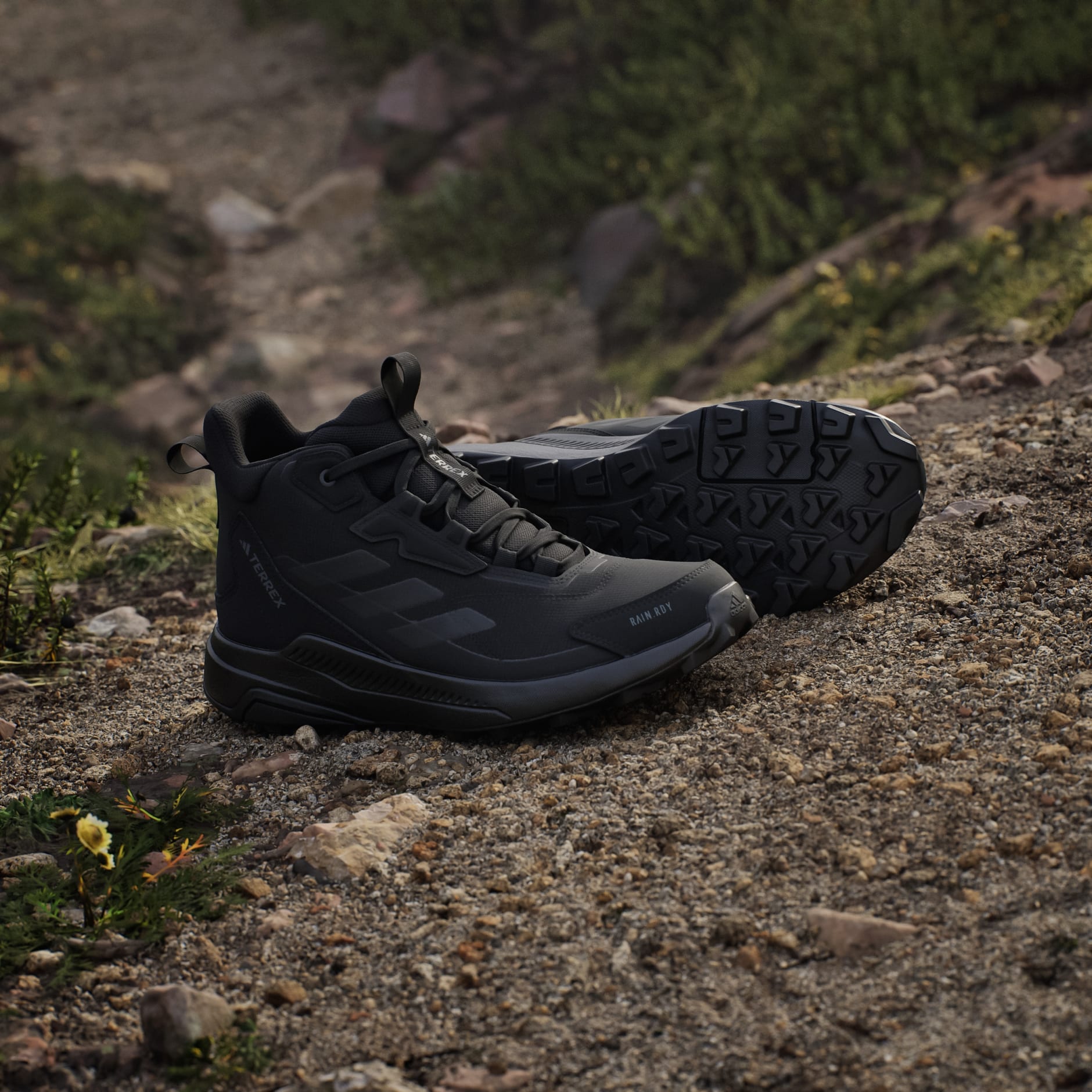 Pantofi de drumeție Terrex Anylander Mid Rain.Rdy