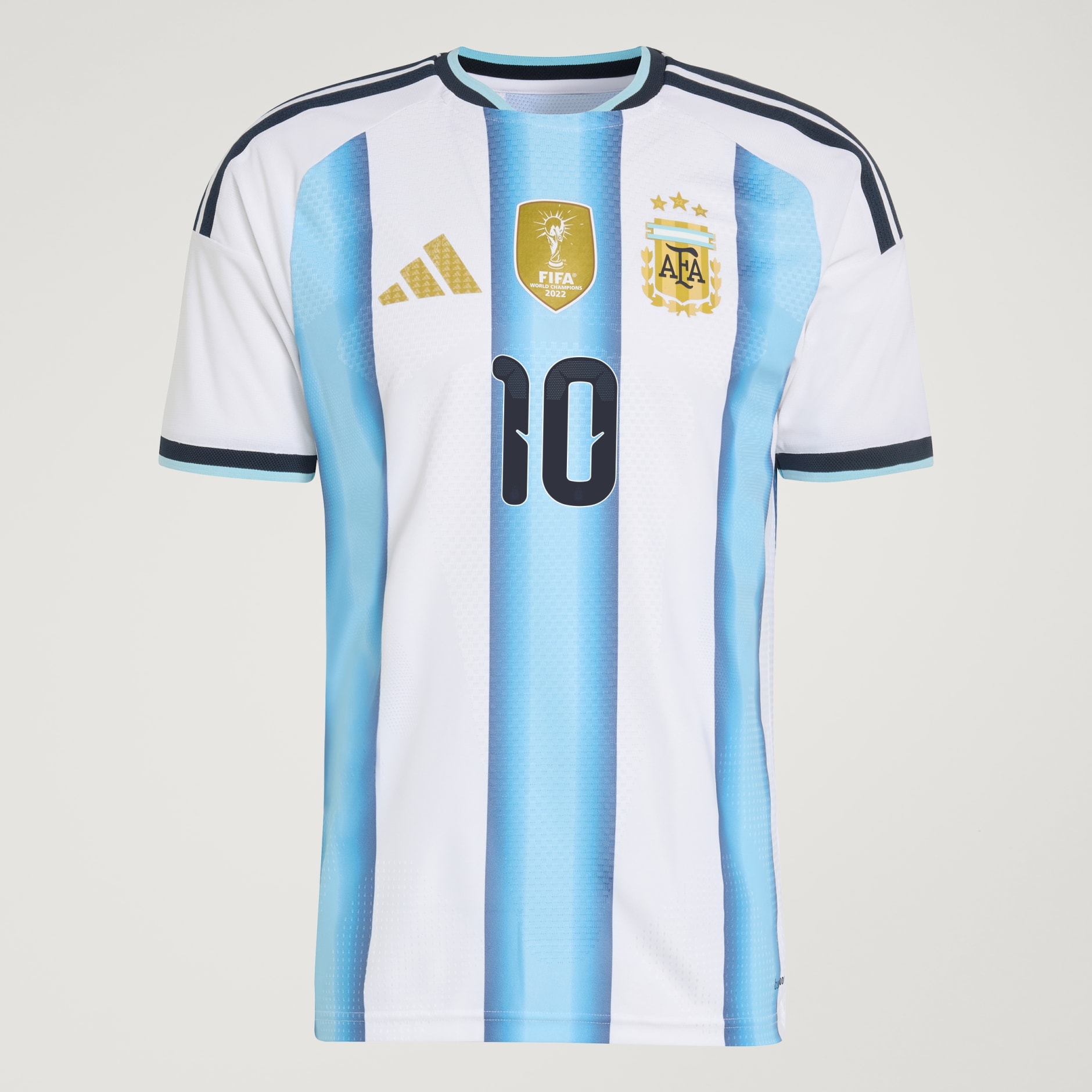 Argentina 26 Home Messi Authentic Jersey