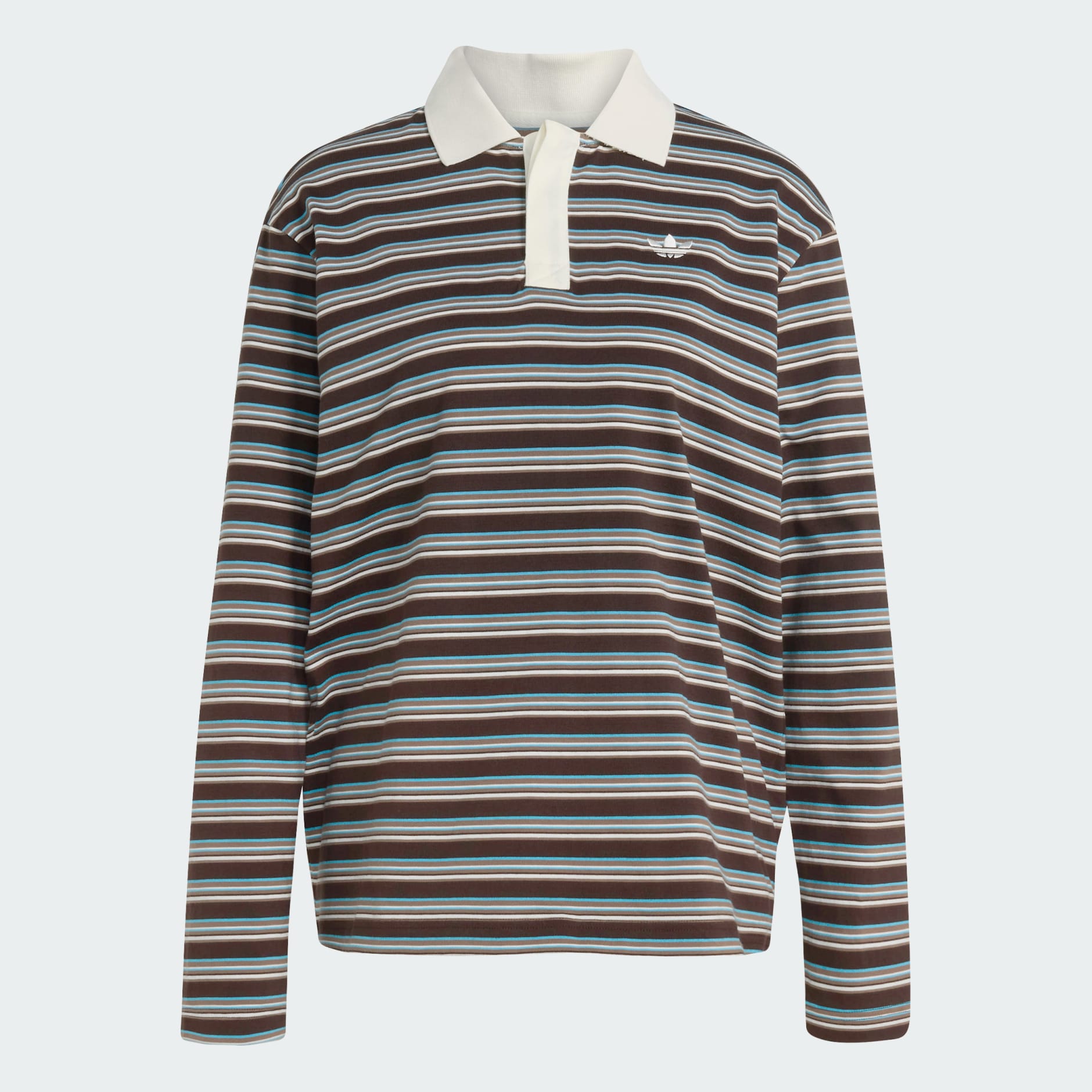 STRIPED OVZD LS POLO Shirt