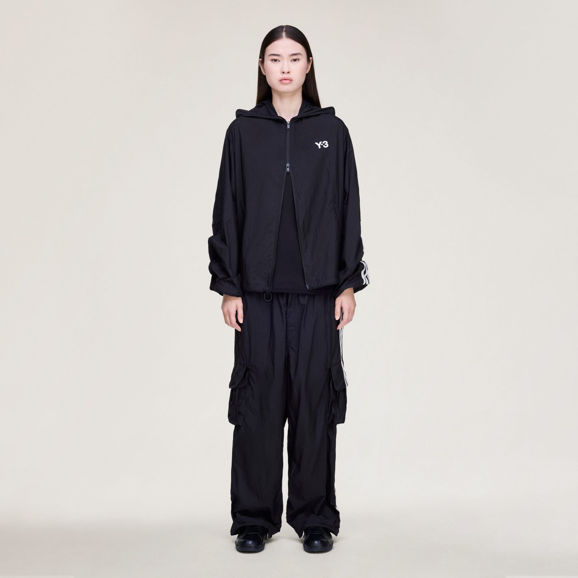 PANTALONI CARGO Y-3 NYLON WIRED 3 STRIPES