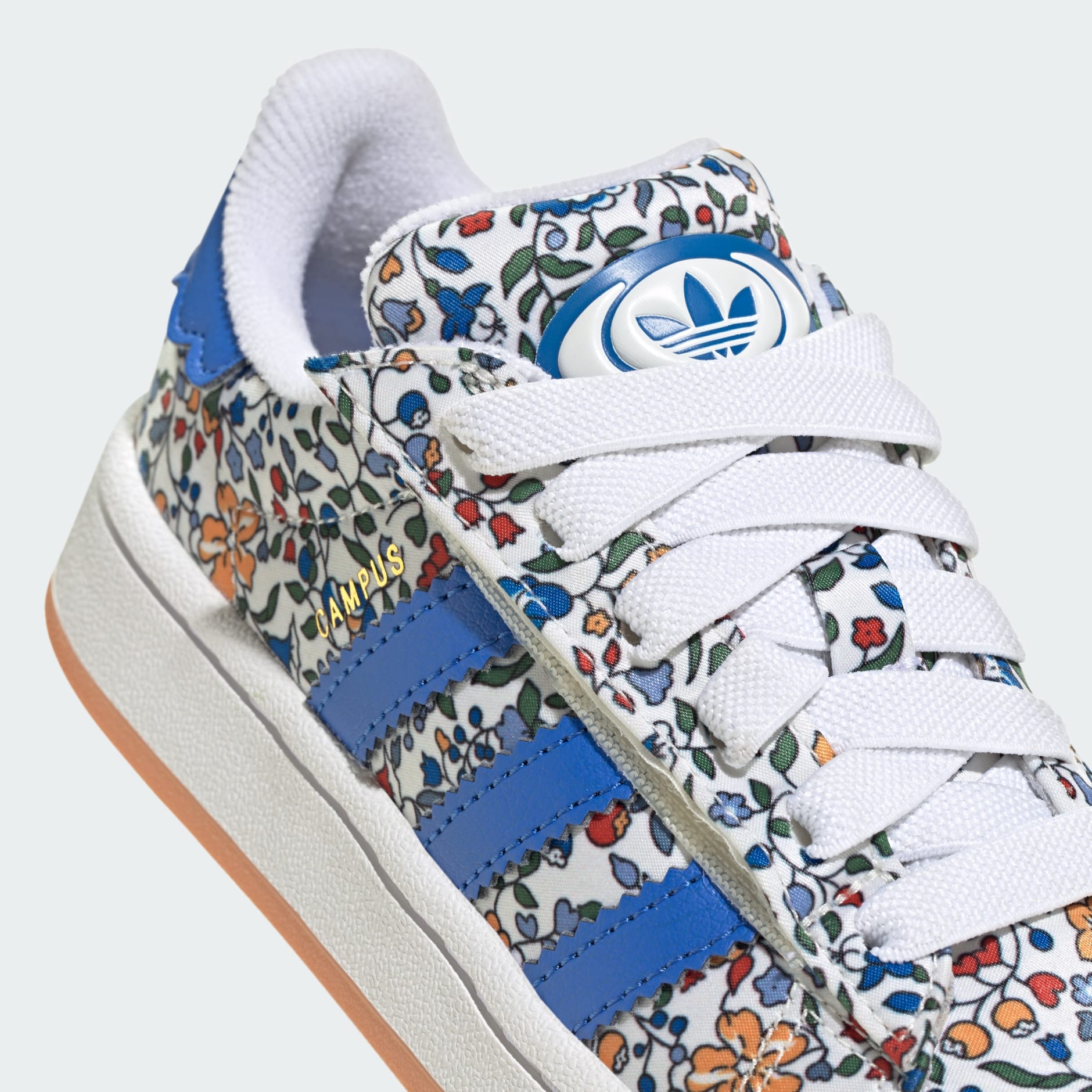 Campus 00s x Liberty London Pantofi pentru copii cu șiret elastic și &icirc;nchidere confortabilă