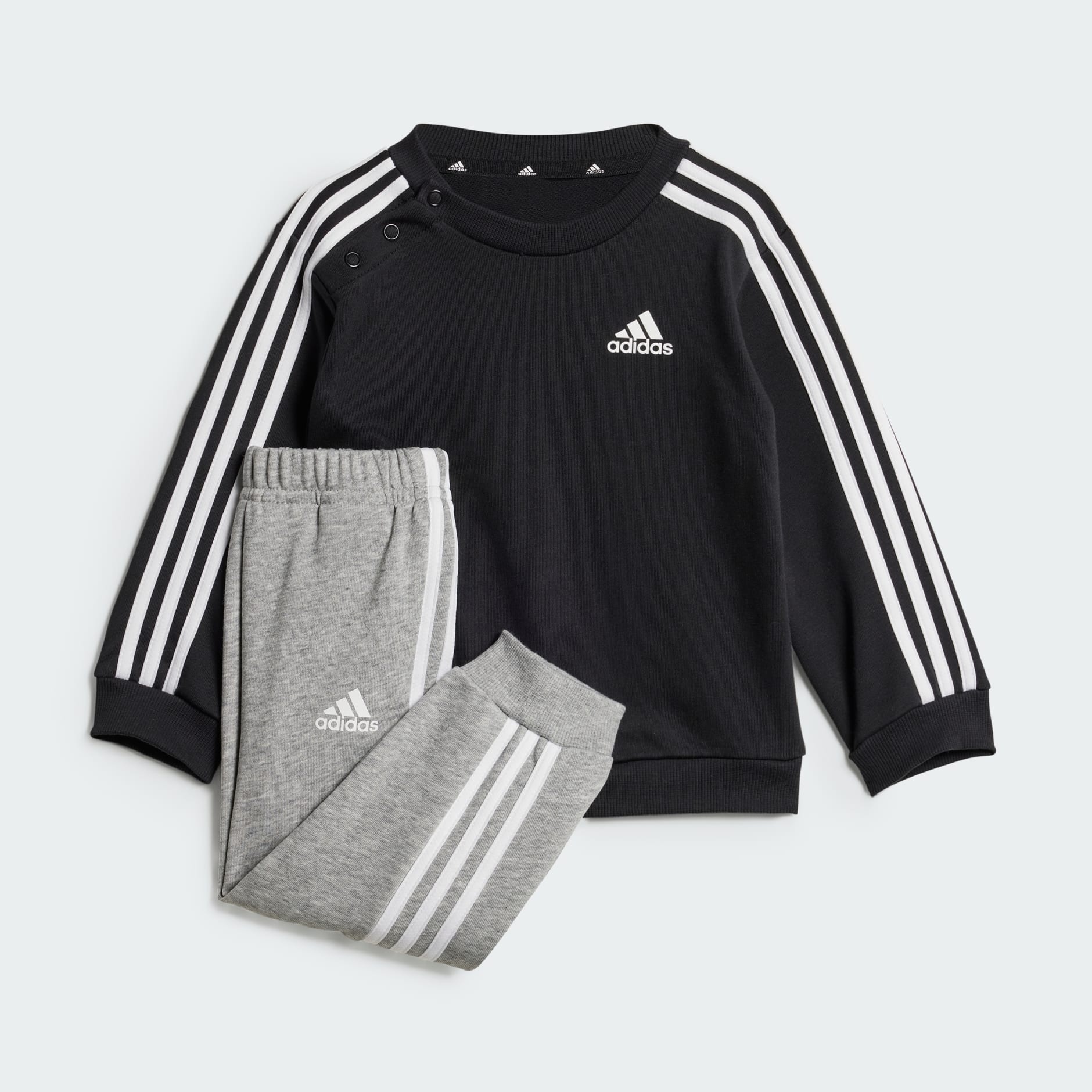 Kids Clothing Essentials 3 Stripes Jogger Set Kids Black adidas Bahrain