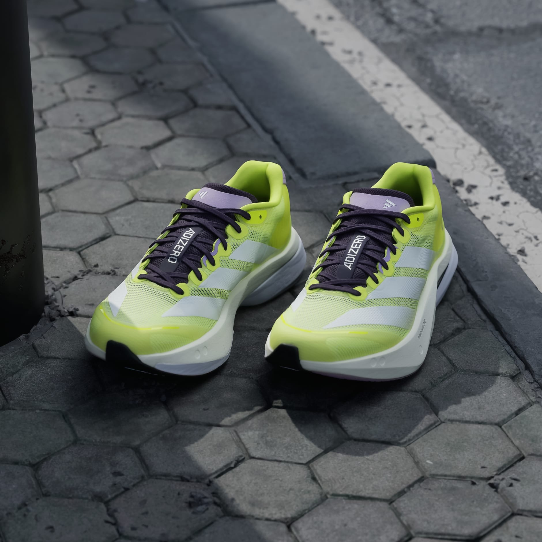 SHOES - Adizero Boston 13 Shoes - Yellow | adidas Oman