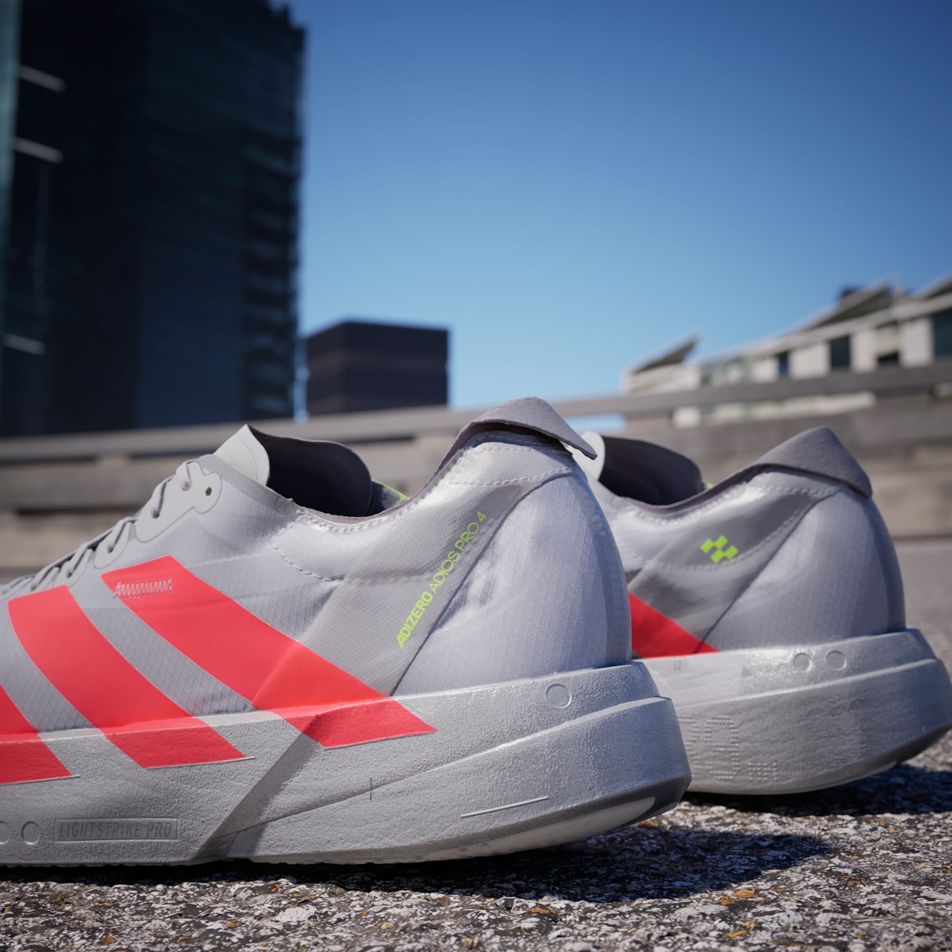 adidas Adizero Adios Pro 4 Shoes - Silver | adidas KE