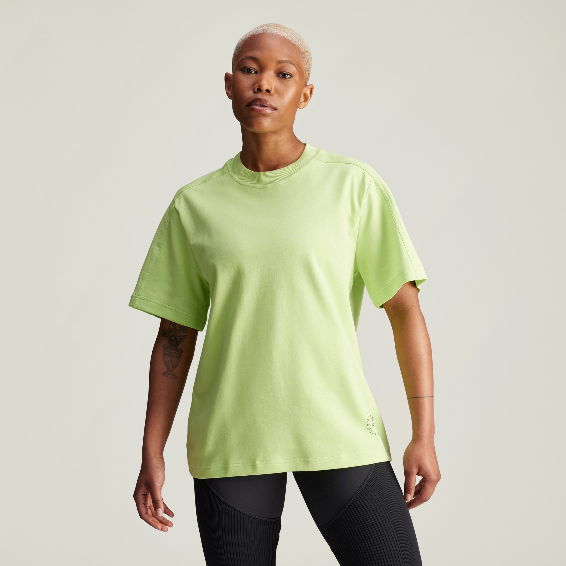 Neon green adidas t shirt hotsell