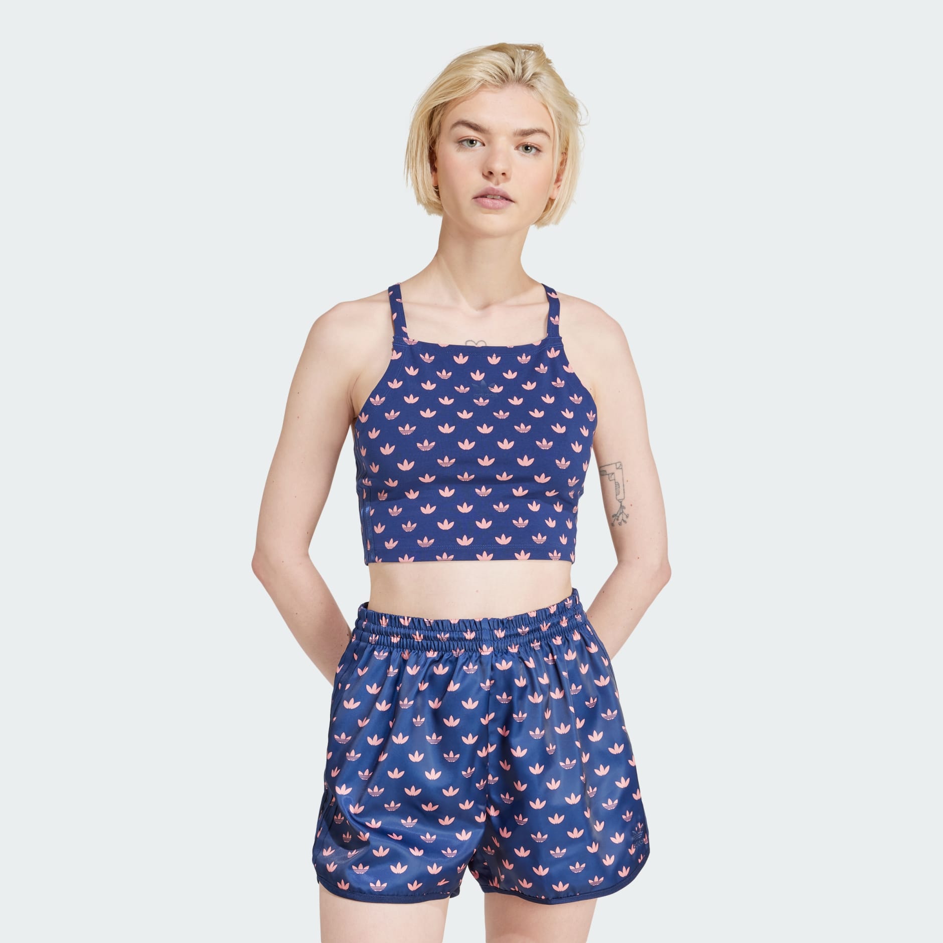 Monogram 3-Stripes Crop Top