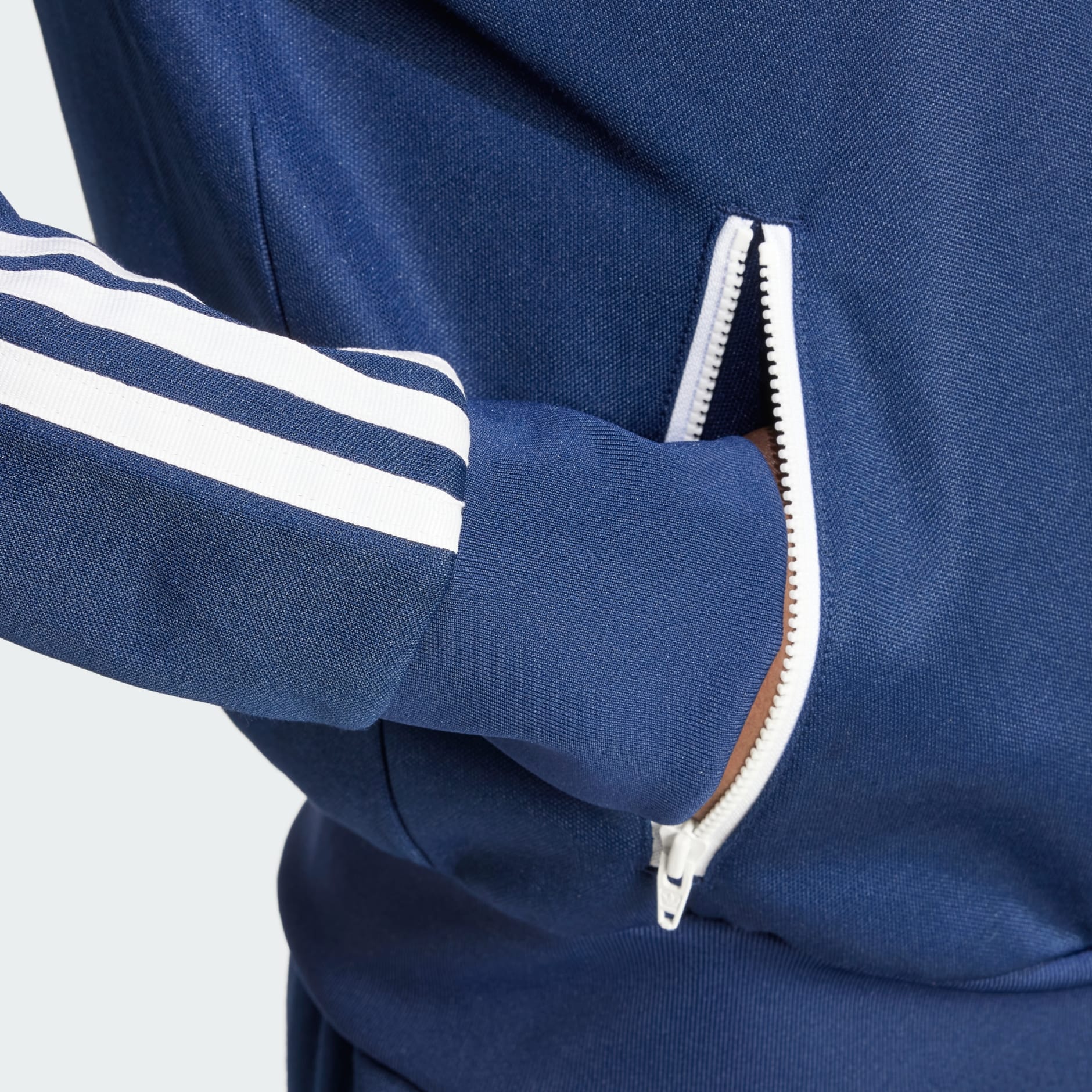 トップス adidas SPORTY&RICH HALF-ZIP TRACK JACKET CLOTHING - Sporty & Rich Half-Zip Track Jacket - Blue