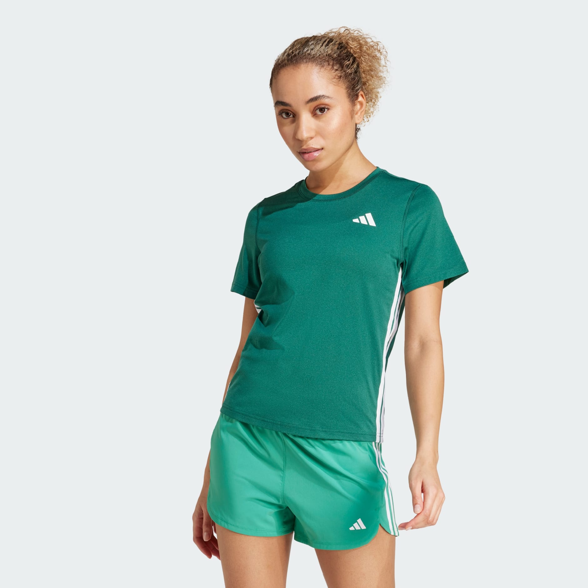 Train Essentials 3-Stripes Workout Tee