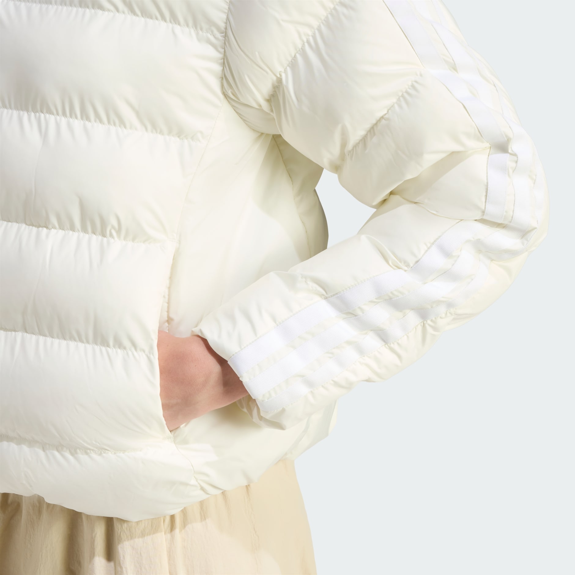 Essentials CLIMAWARM 3-Stripes Synthetic Down Jackets