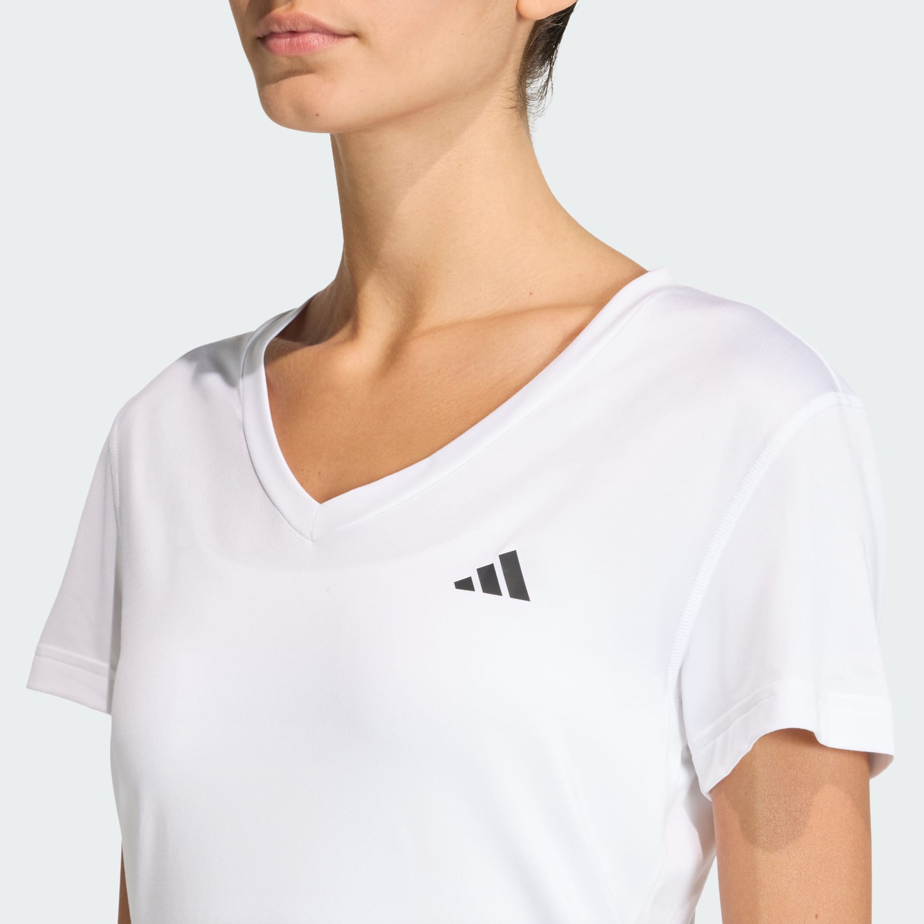 Tricou cu guler in V Workout Essentials