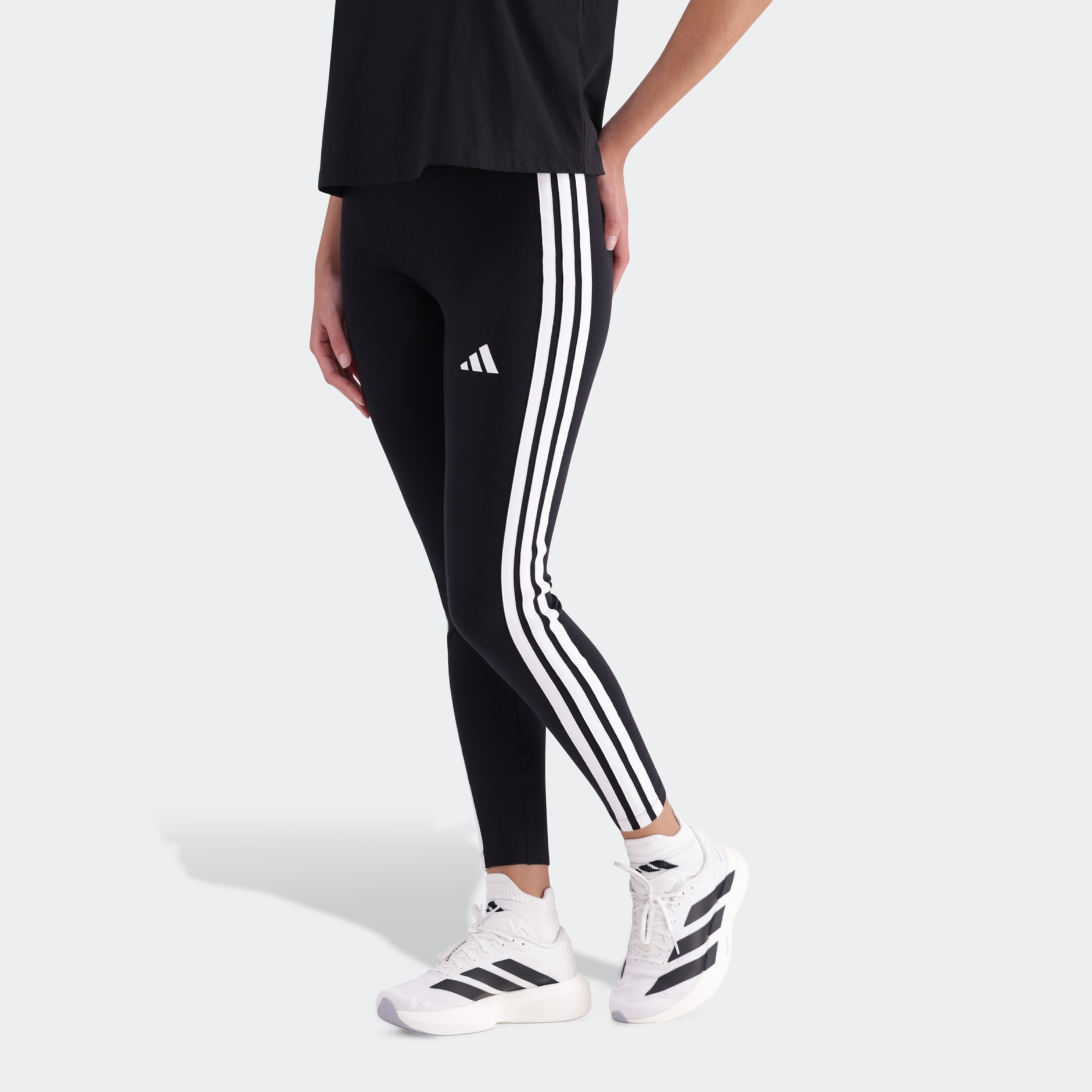 Essentials 3-Stripes Cotton Leggings