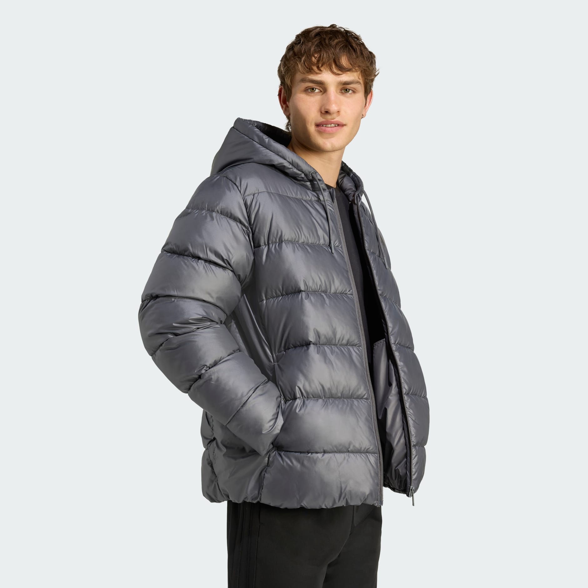 Essentials CLIMAWARM Synthetic Down Puffer Hooded Jackets