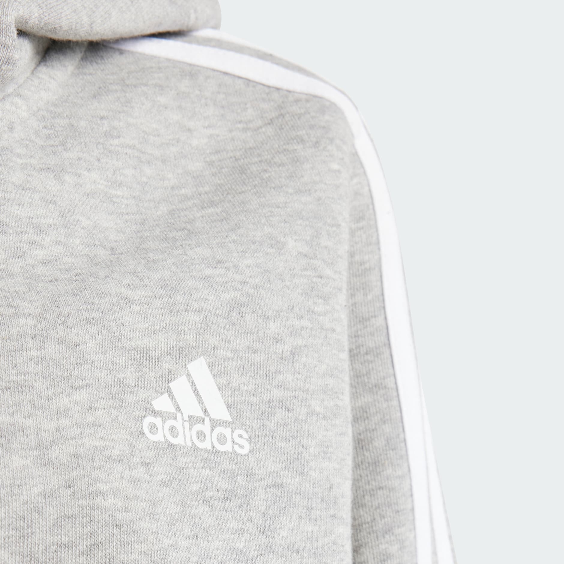 سُترة Essentials 3-Stripes Fleece Full-Zip