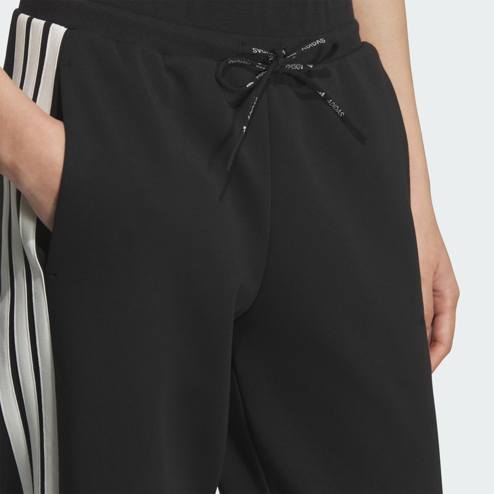 柔軟雙層針織長褲