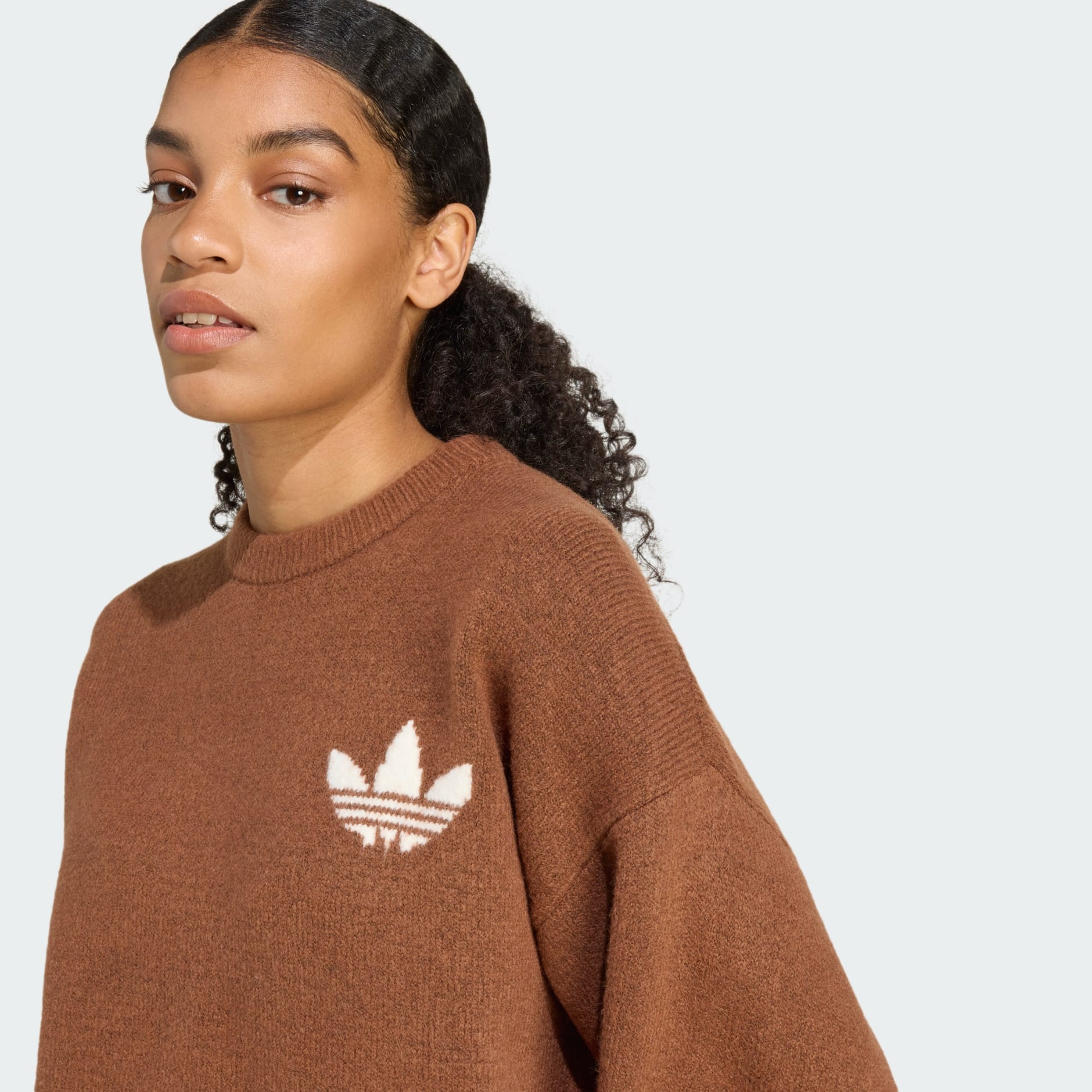Women's Clothing - adidas Originals Athletic Dept Knitted Sweater