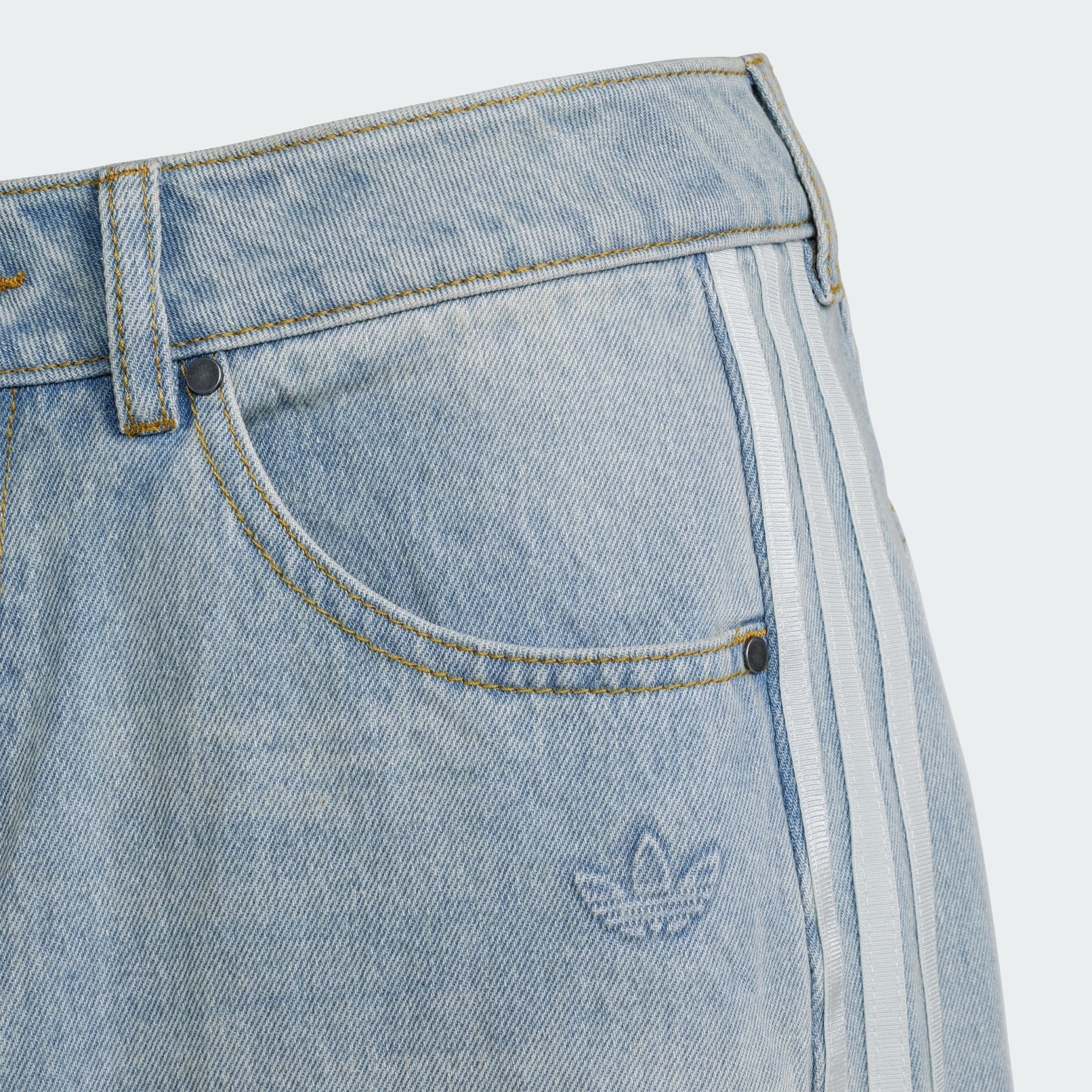 Adilenium Season 3 Banana Washed Denim Pants - Multicolor