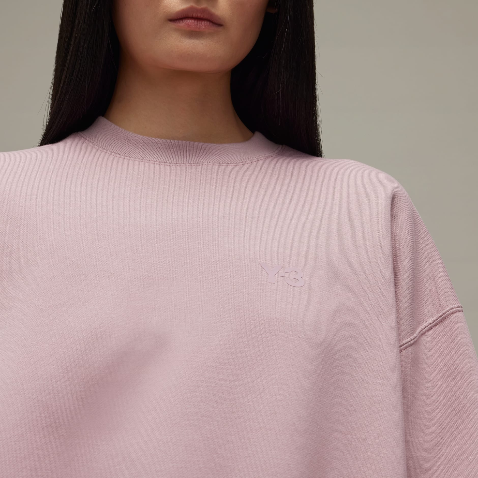 Y-3 Brushed Terry Boxy Crew Sweatshirt