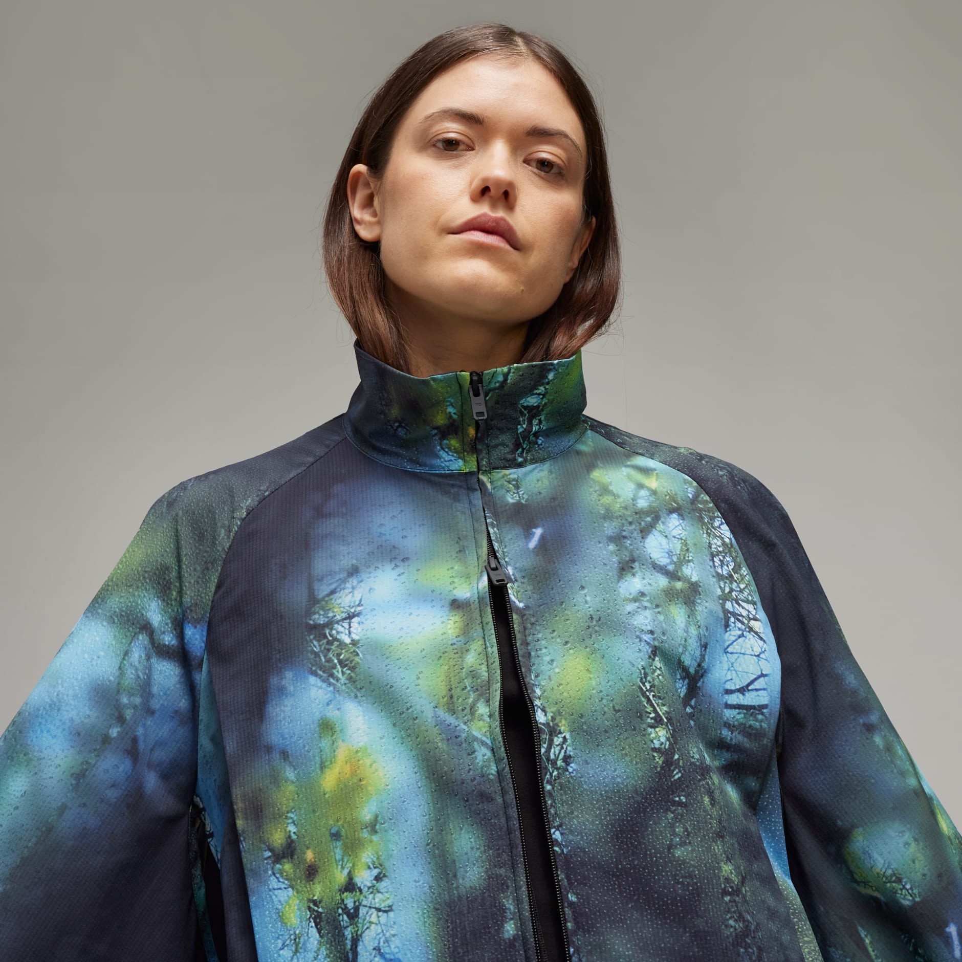 adidas Y-3 Allover Print Ripstop Nylon Jacket - Multicolour