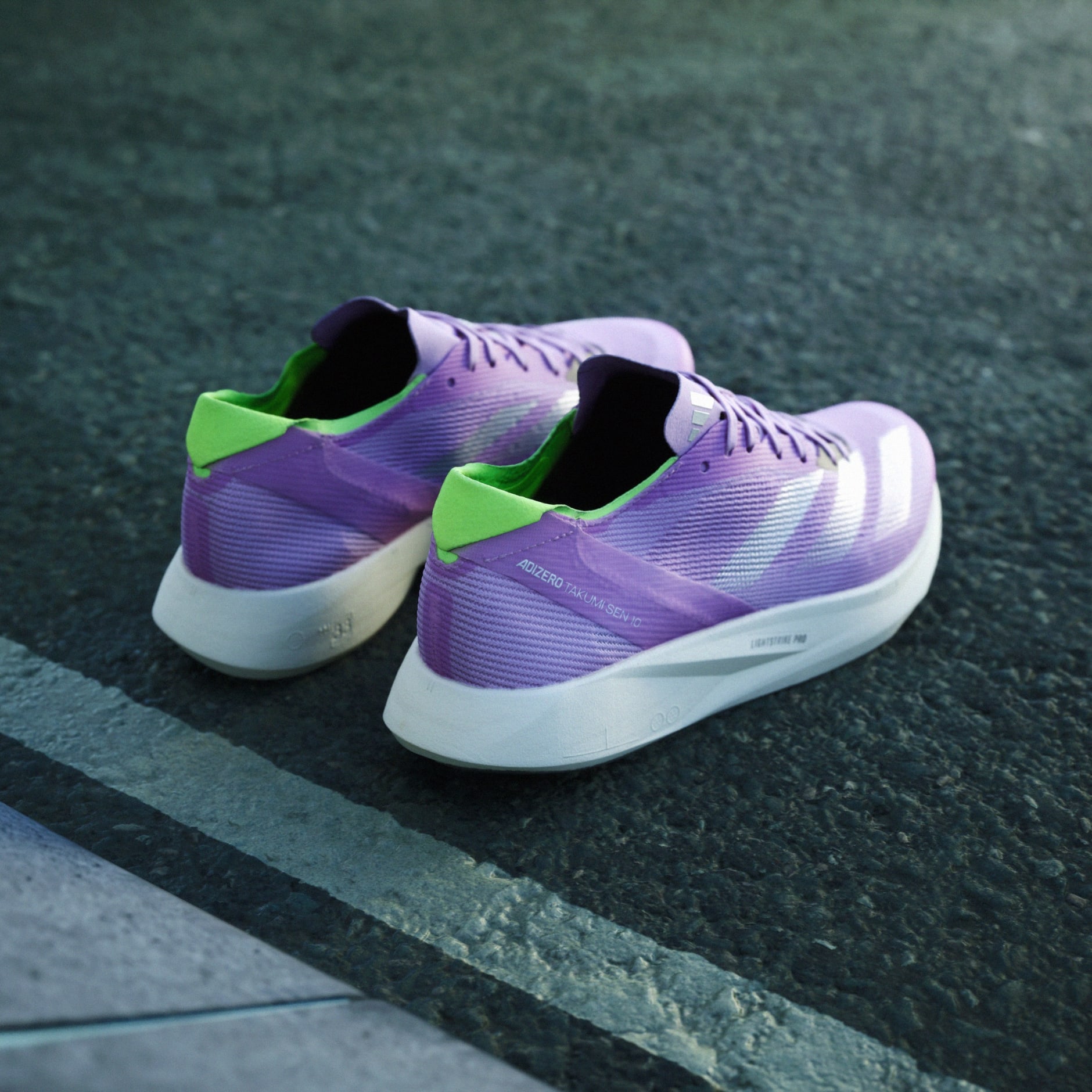 Adizero Takumi Sen 10 Shoes - Purple | adidas Hong Kong