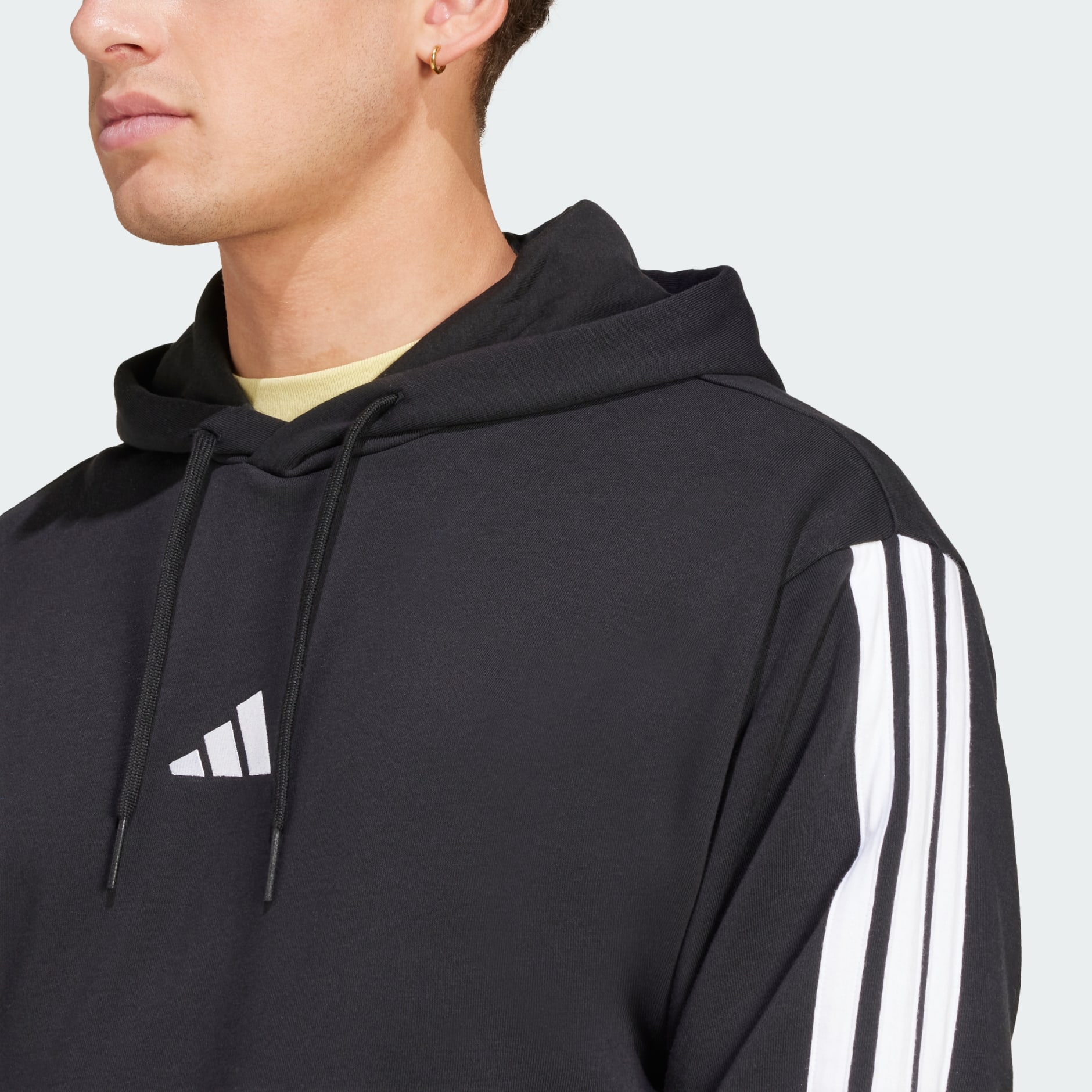 Essentials 3-Stripes French Terry Hoodie