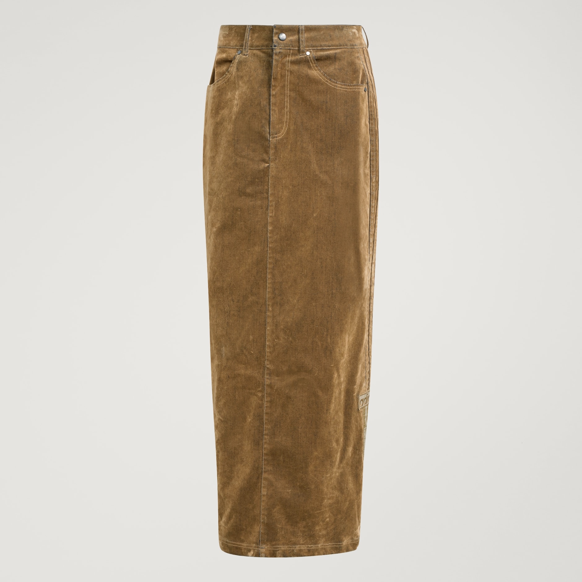 Maksi suknja Adibreak od četkanog kepera