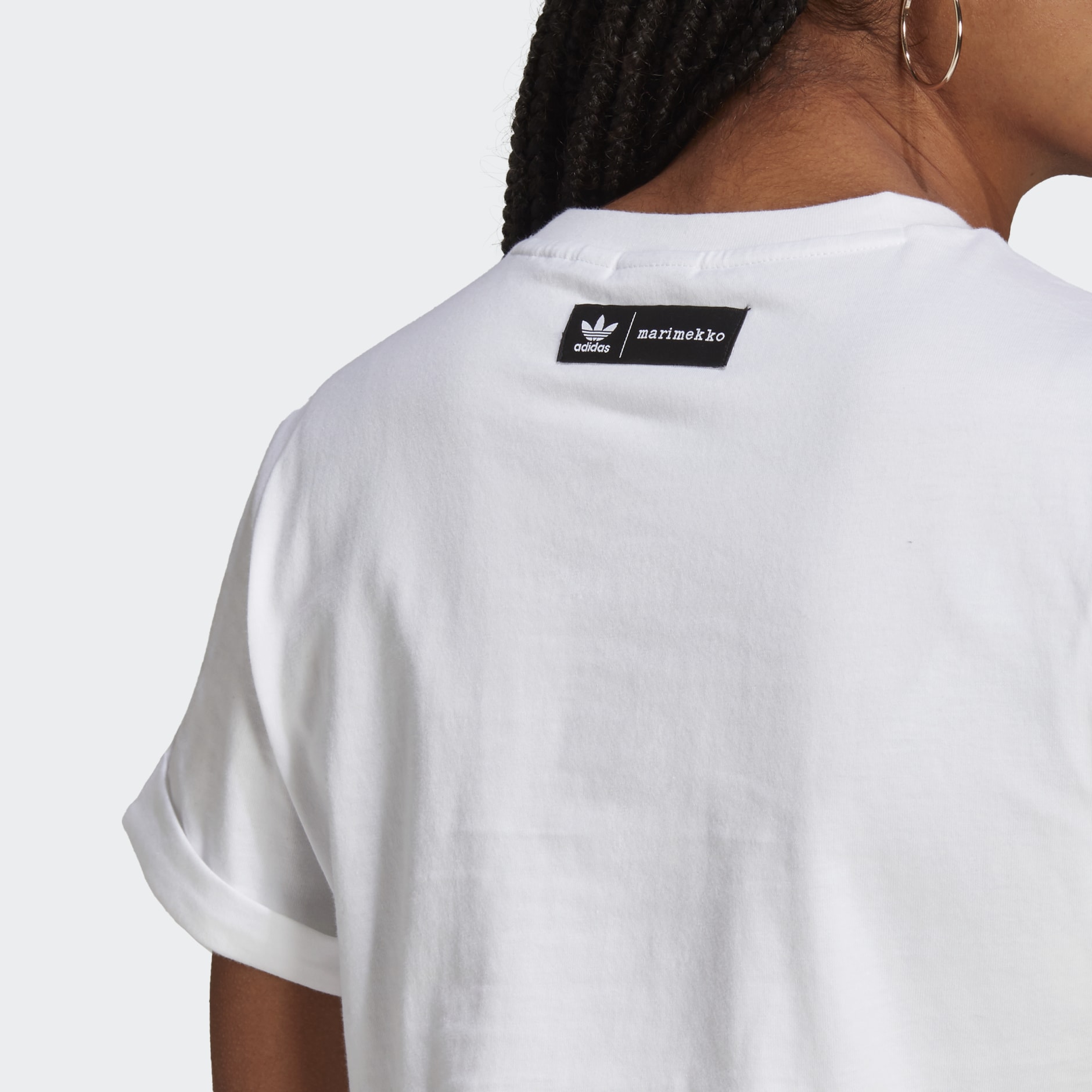 Marimekko Trefoil Infill Cropped Tee