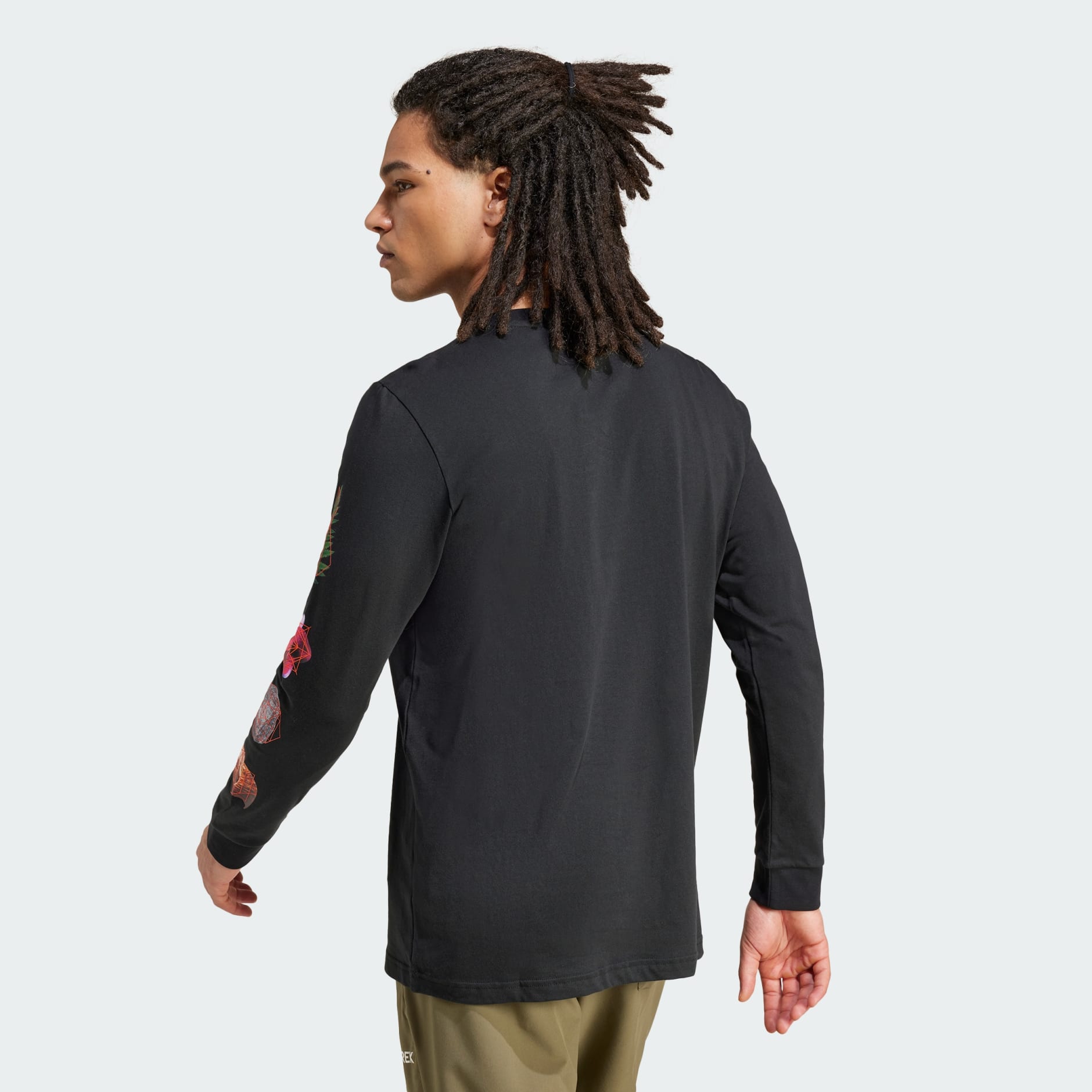 Adidas long sleeve graphic tee online