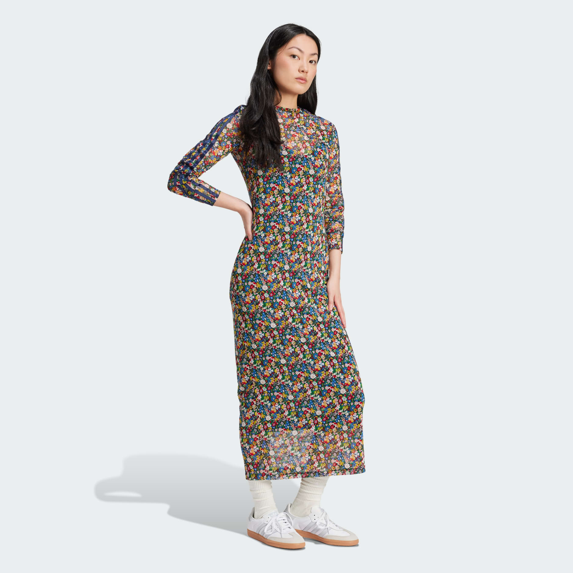 adidas adidas Originals x Liberty London Mesh Maxi Dress