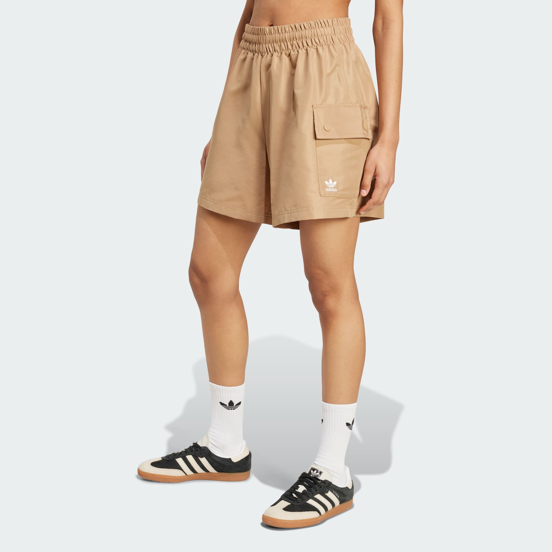 מכנסי דגמ"ח קצרים Essentials Woven High-Waist