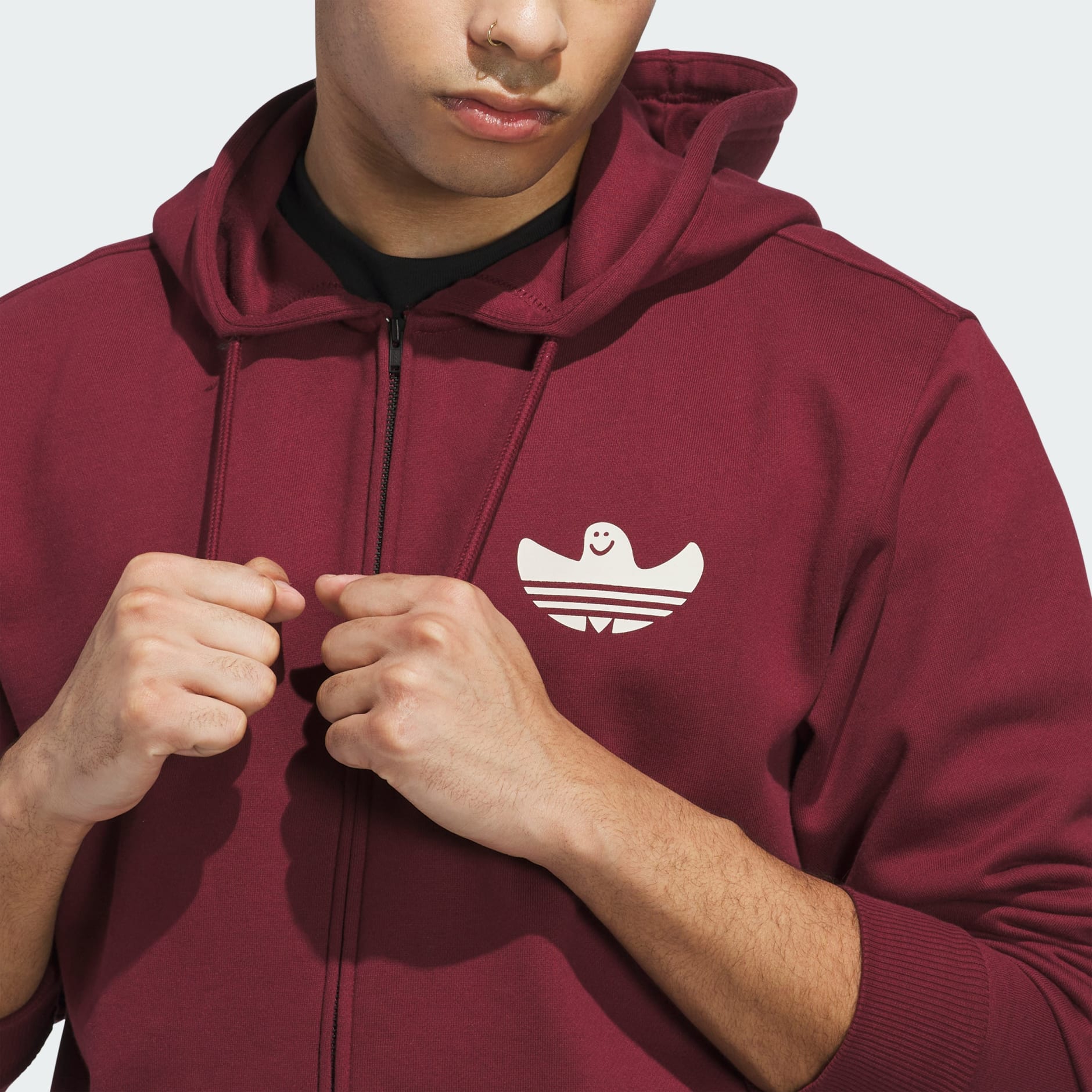 Hanorac cu imprimeu grafic Shmangry Zip Up