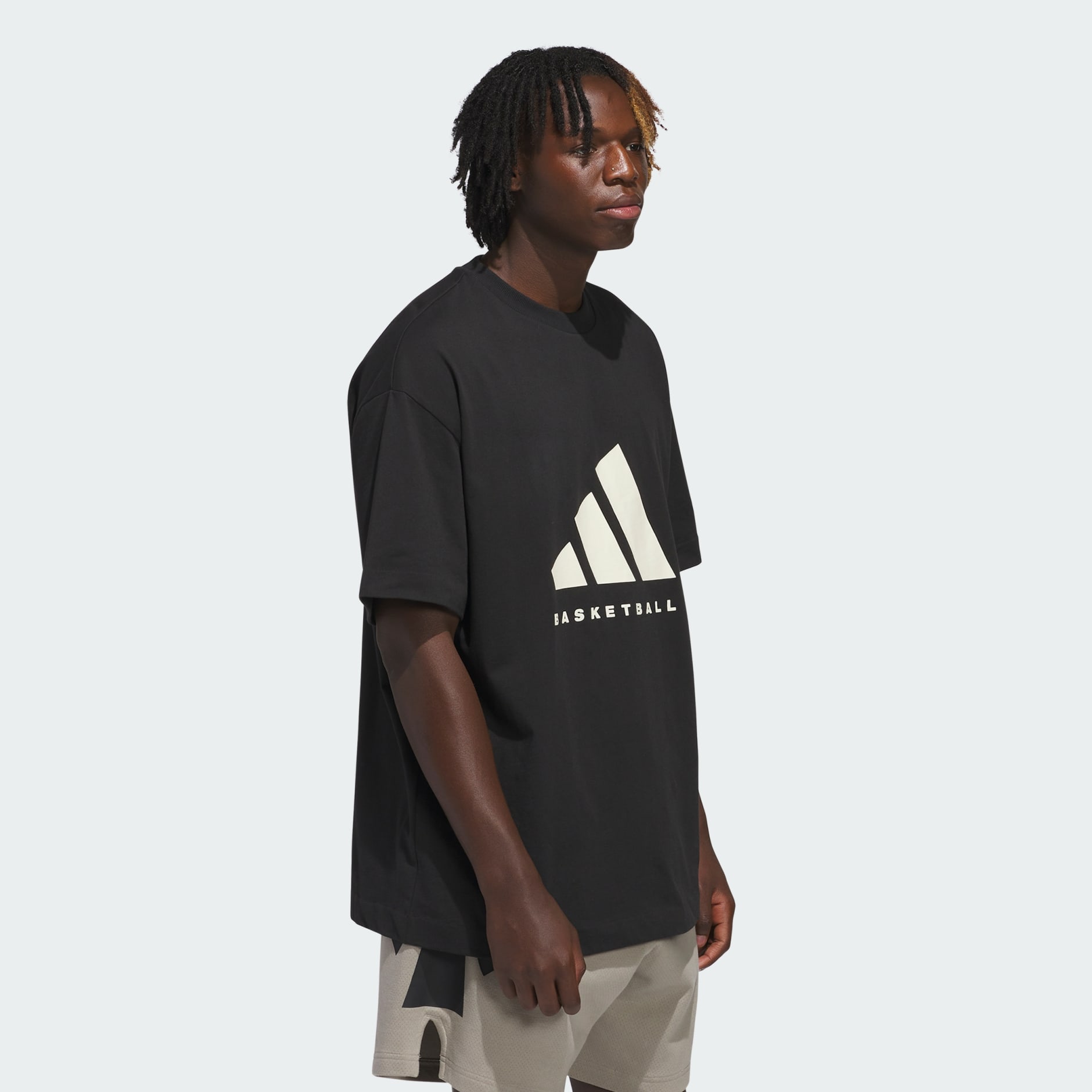 adidas Basketball Tee (Gender Neutral) - Black | adidas Hong