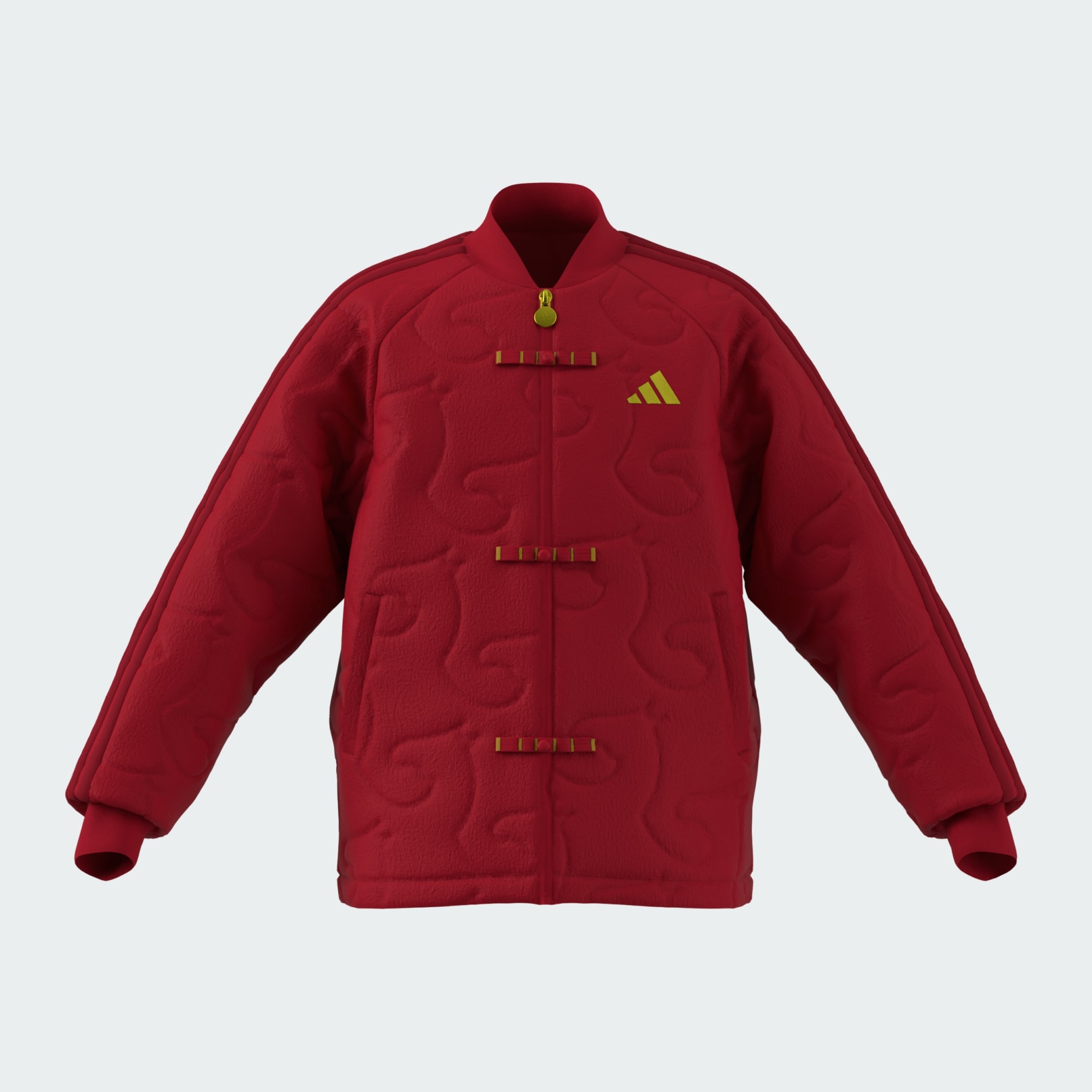 SPORTSWEAR Junior Boys 3 Stripes Quilted Padding Jacket