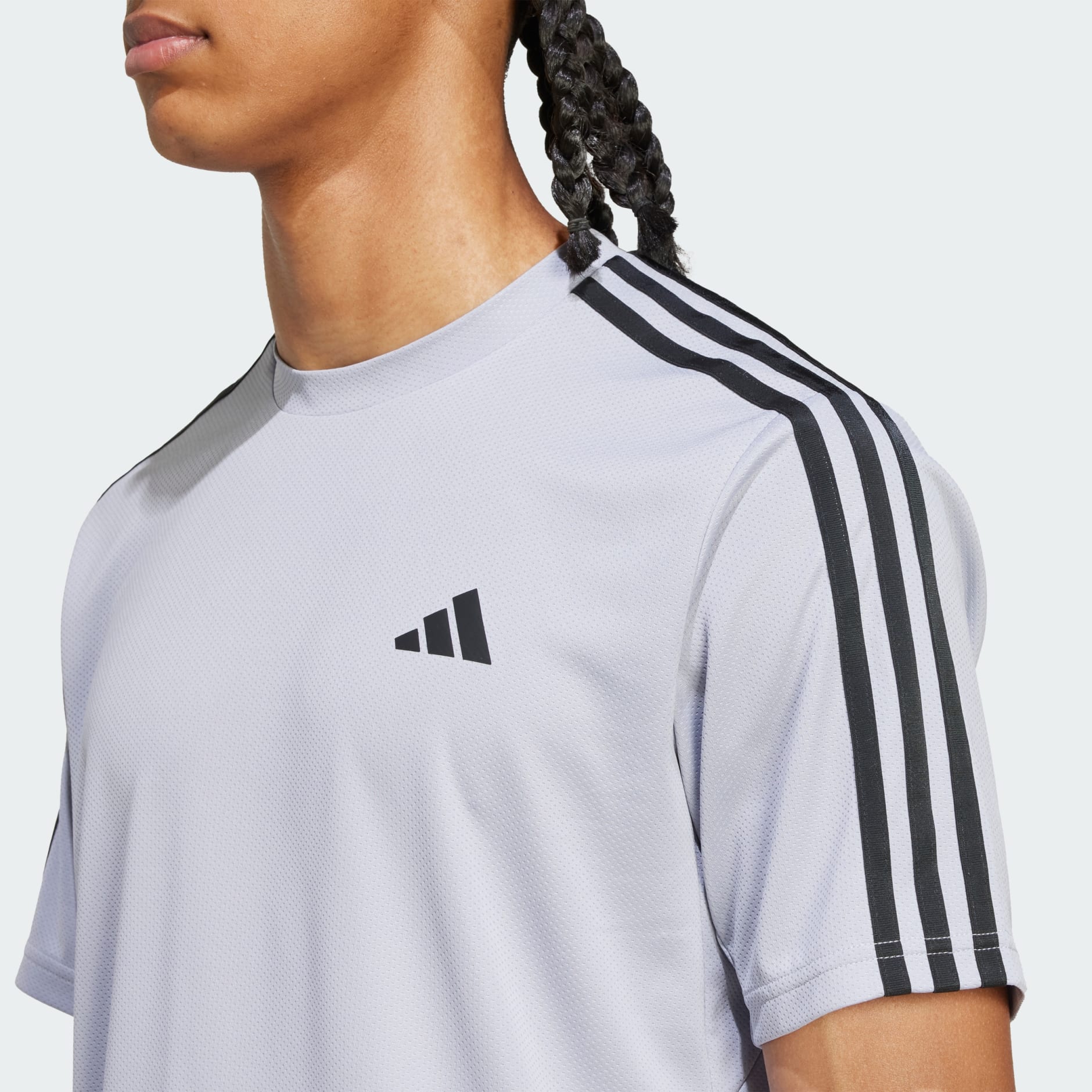 Train Essentials 3-Stripes Training Tee