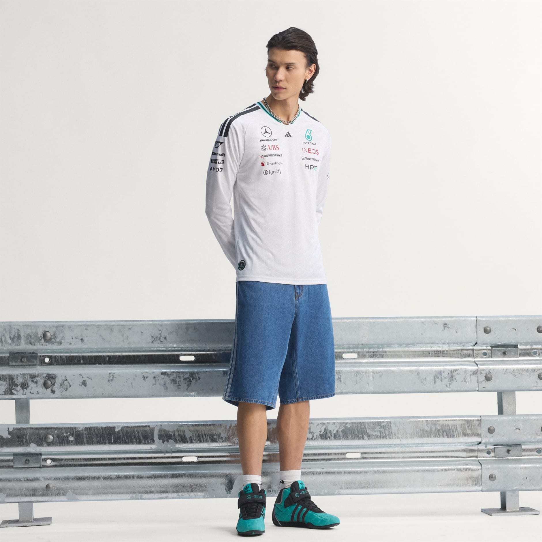 AUTENTIČNI DRES DUGIH RUKAVA MERCEDES - AMG PETRONAS FORMULA 1 TEAM DRIVER