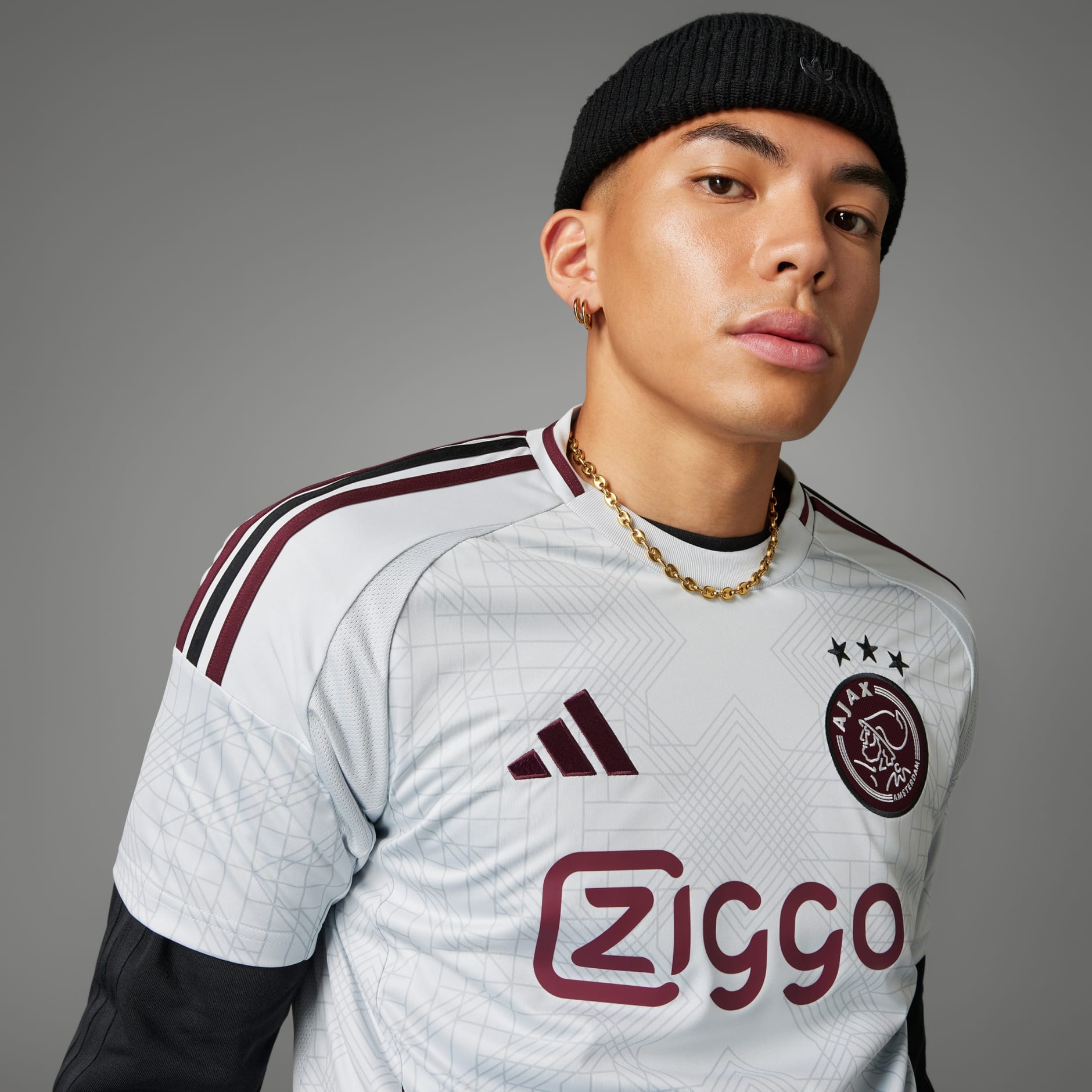 Clothing - Ajax Amsterdam 24/25 Third Jersey - Grey | adidas South Africa