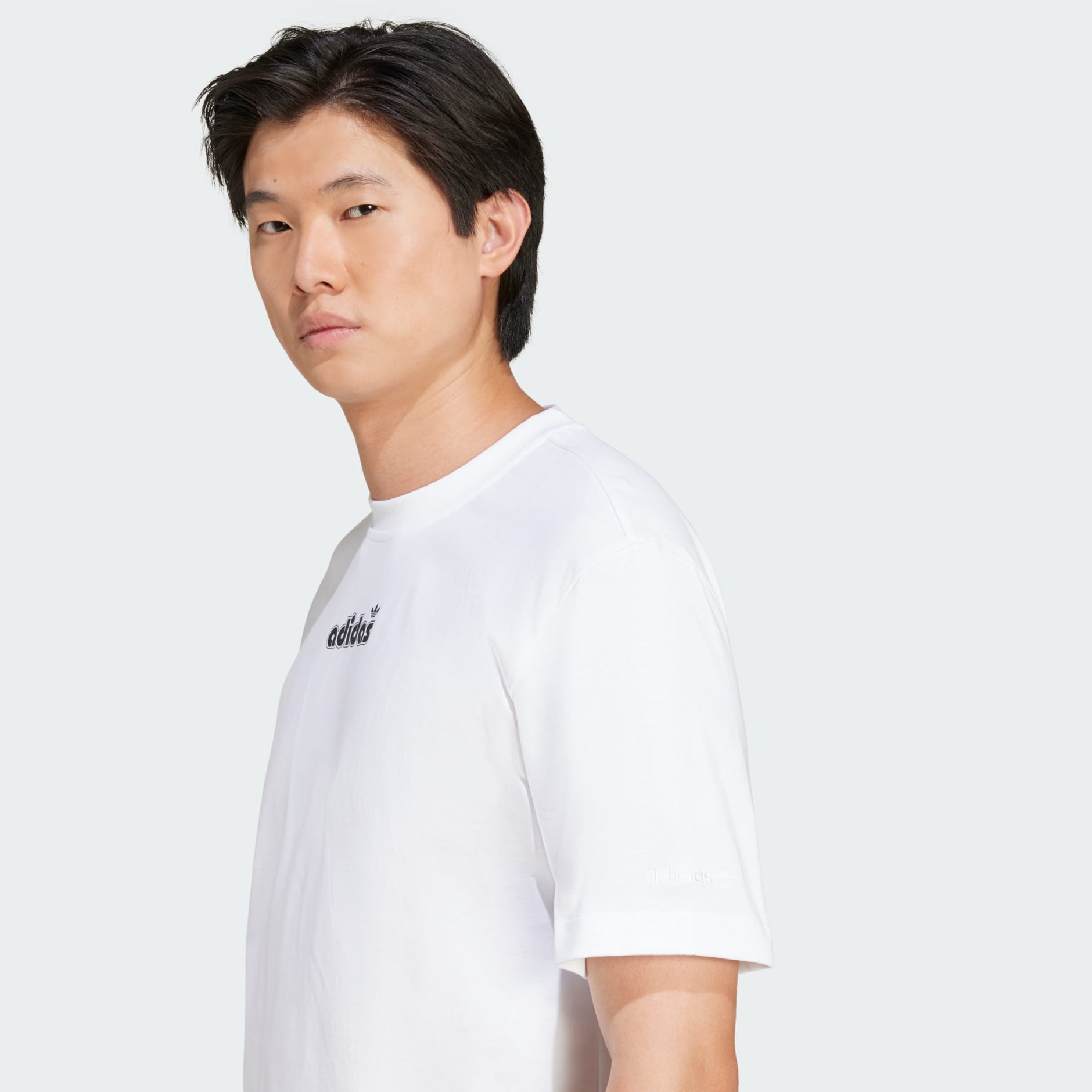 Clothing - Graphic Tee - White | adidas Qatar