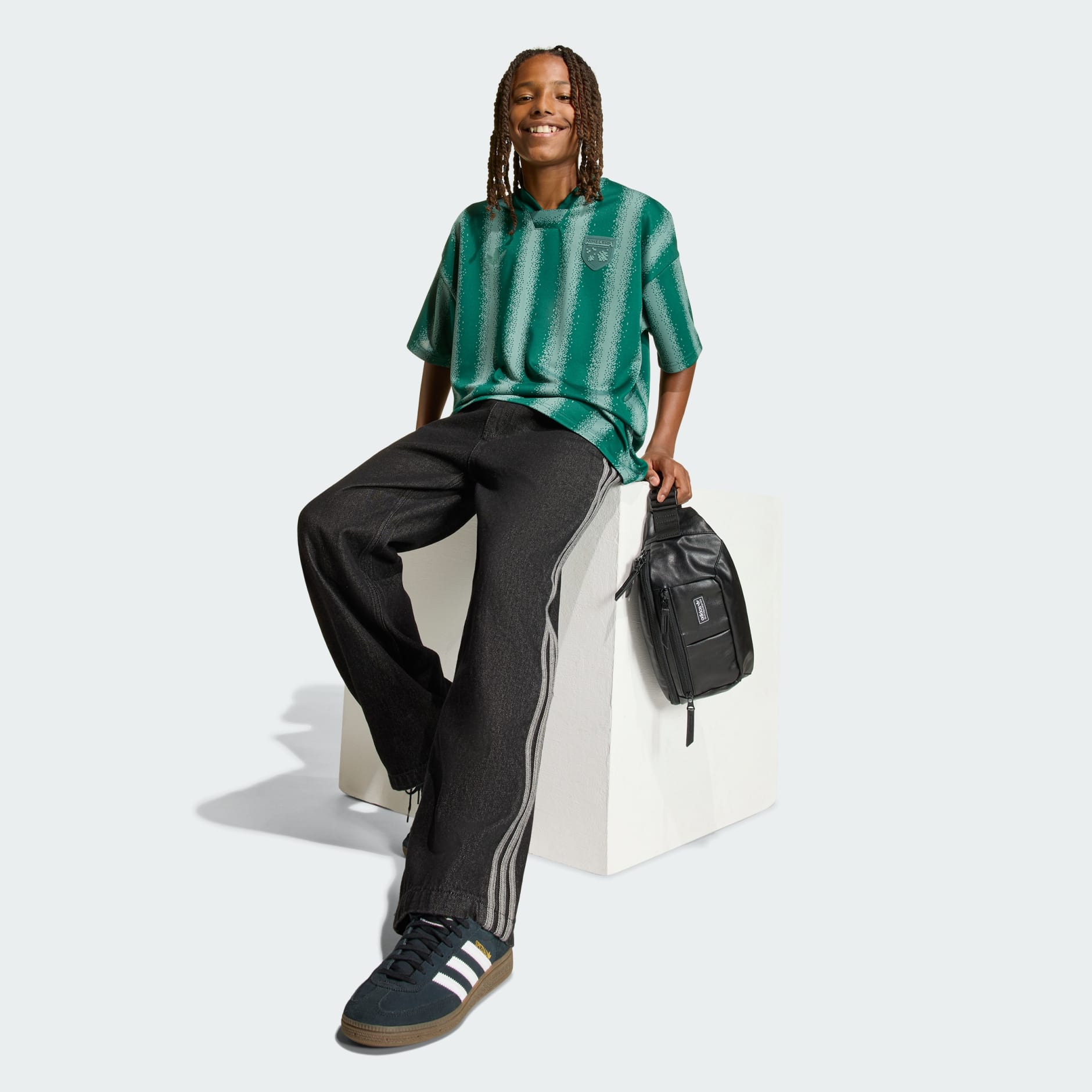 ADIDAS MINECRAFT OVERSIZED JERSEY TEE