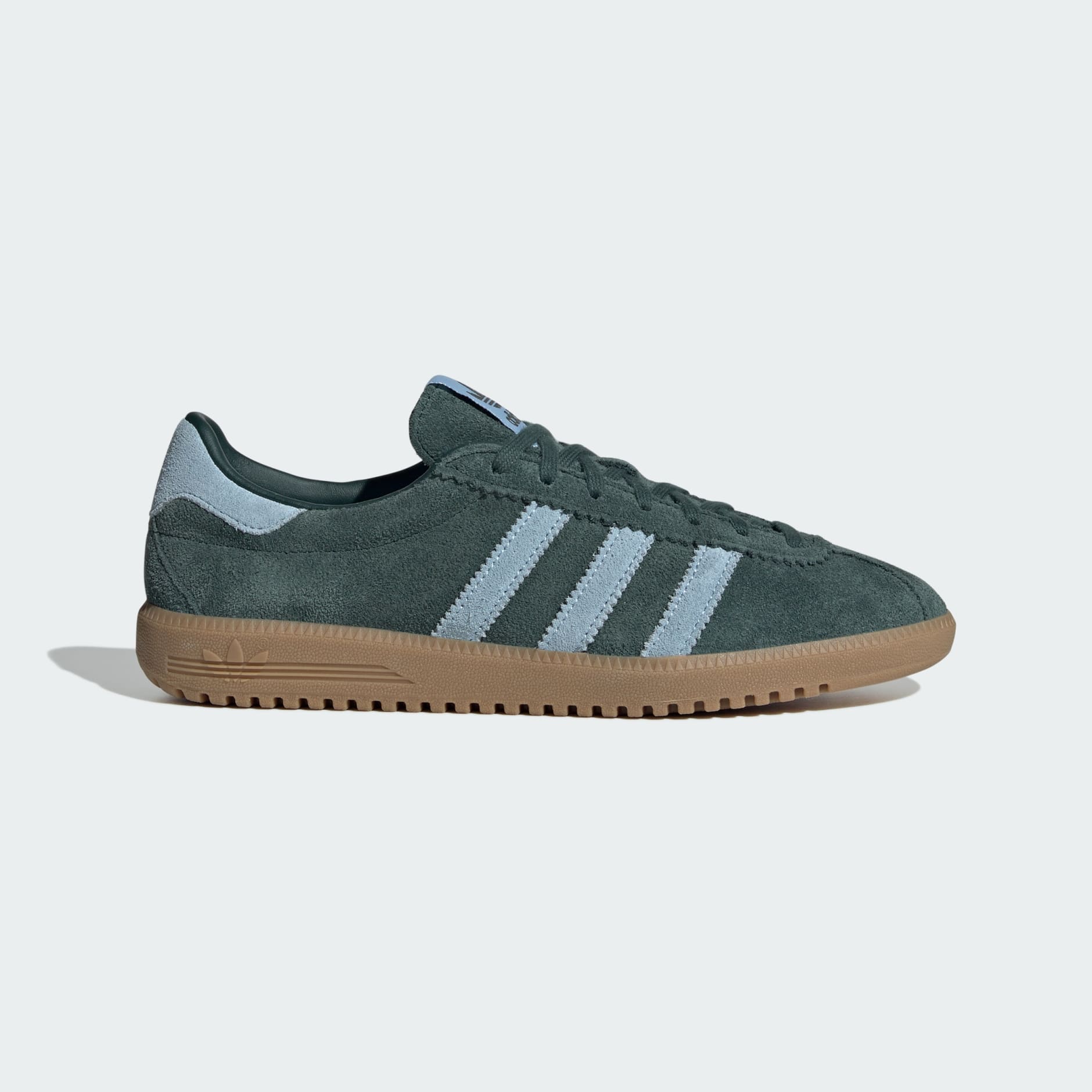 Adidas Originals Bermuda trainers in dark green