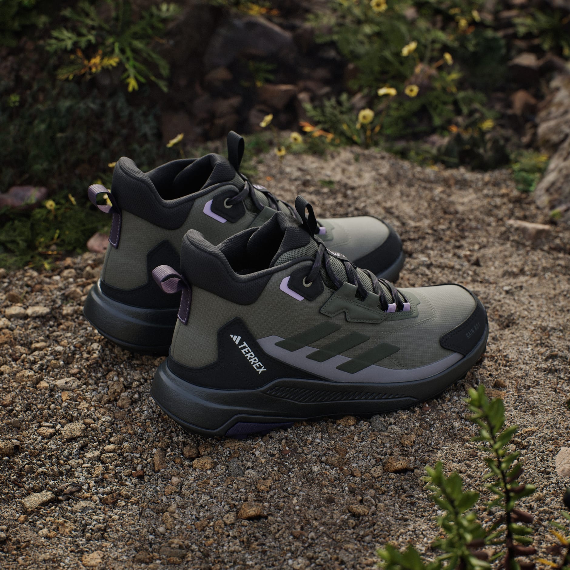 Pantofi de drumeție Terrex Anylander Mid Rain.Rdy