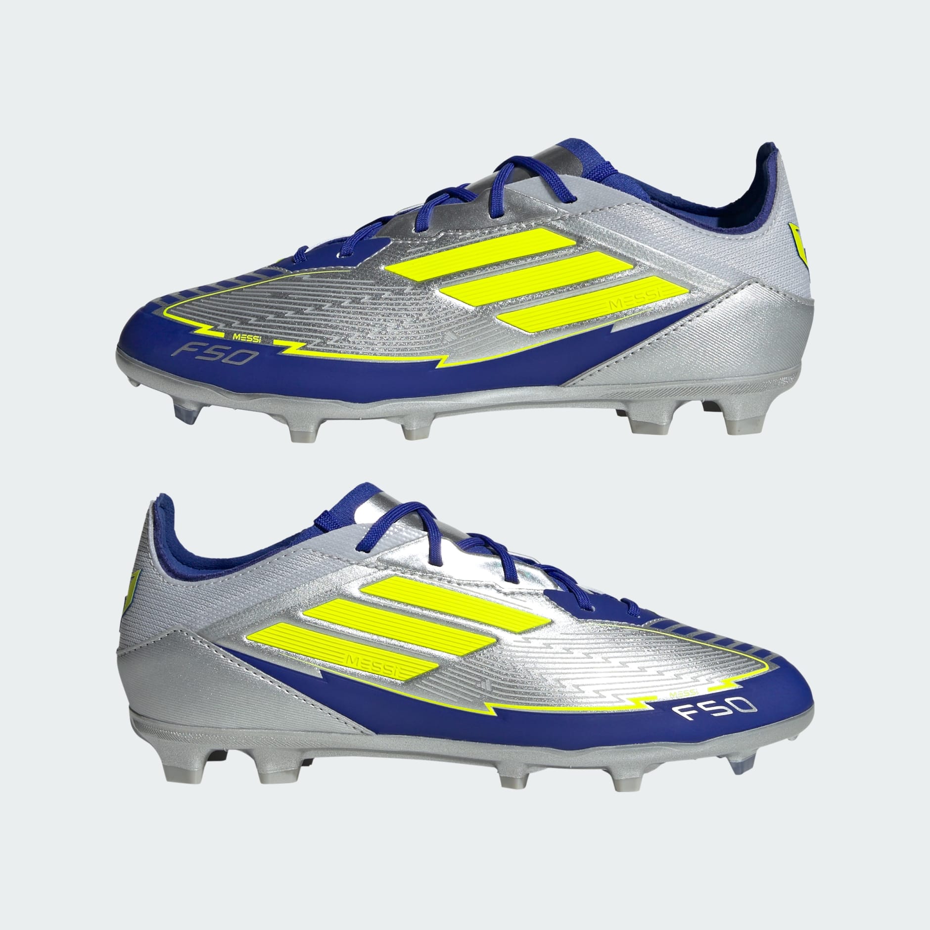 Ghete F50 Elite Messi de teren dur, pentru copii