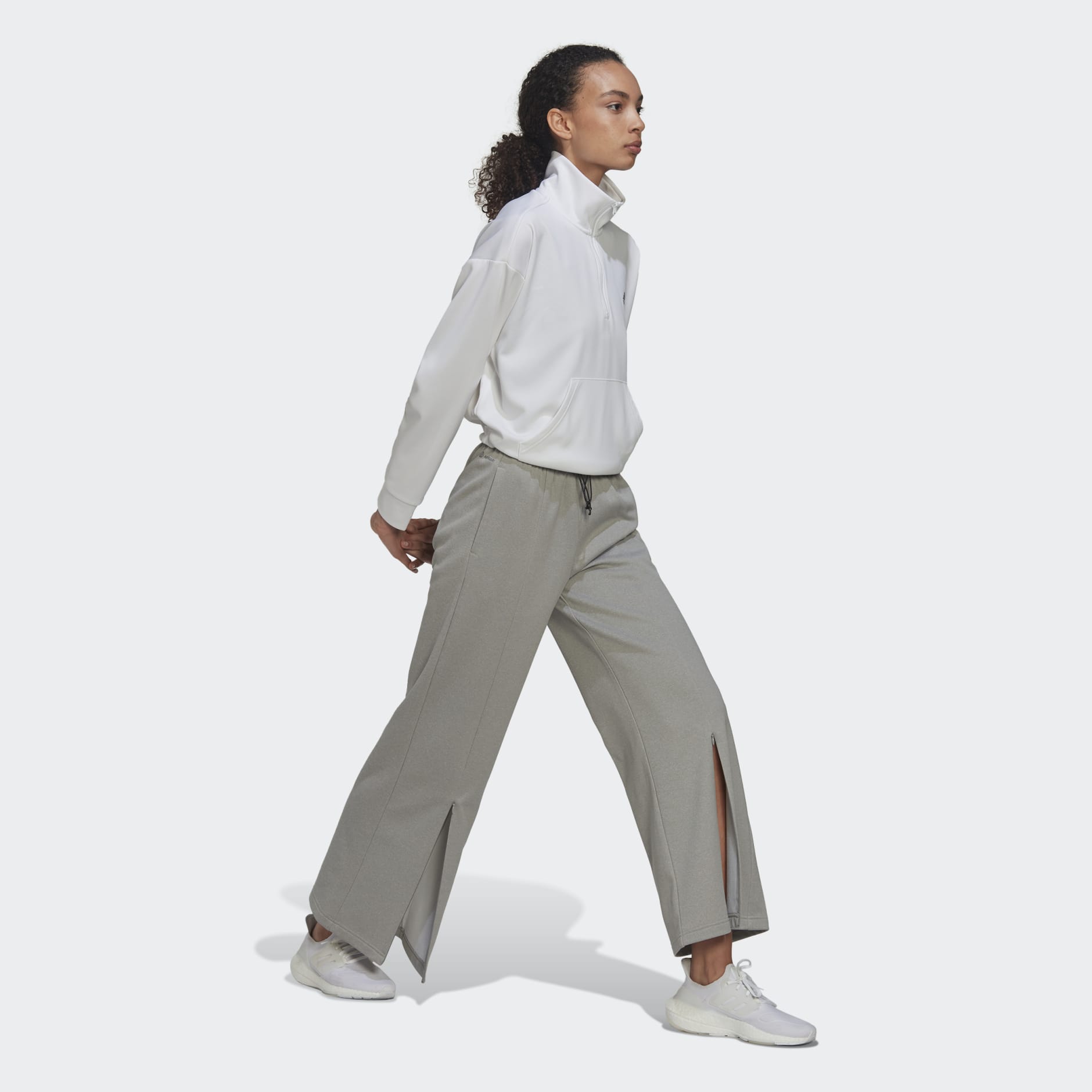 AEROREADY Wide-Leg High-Rise Pants
