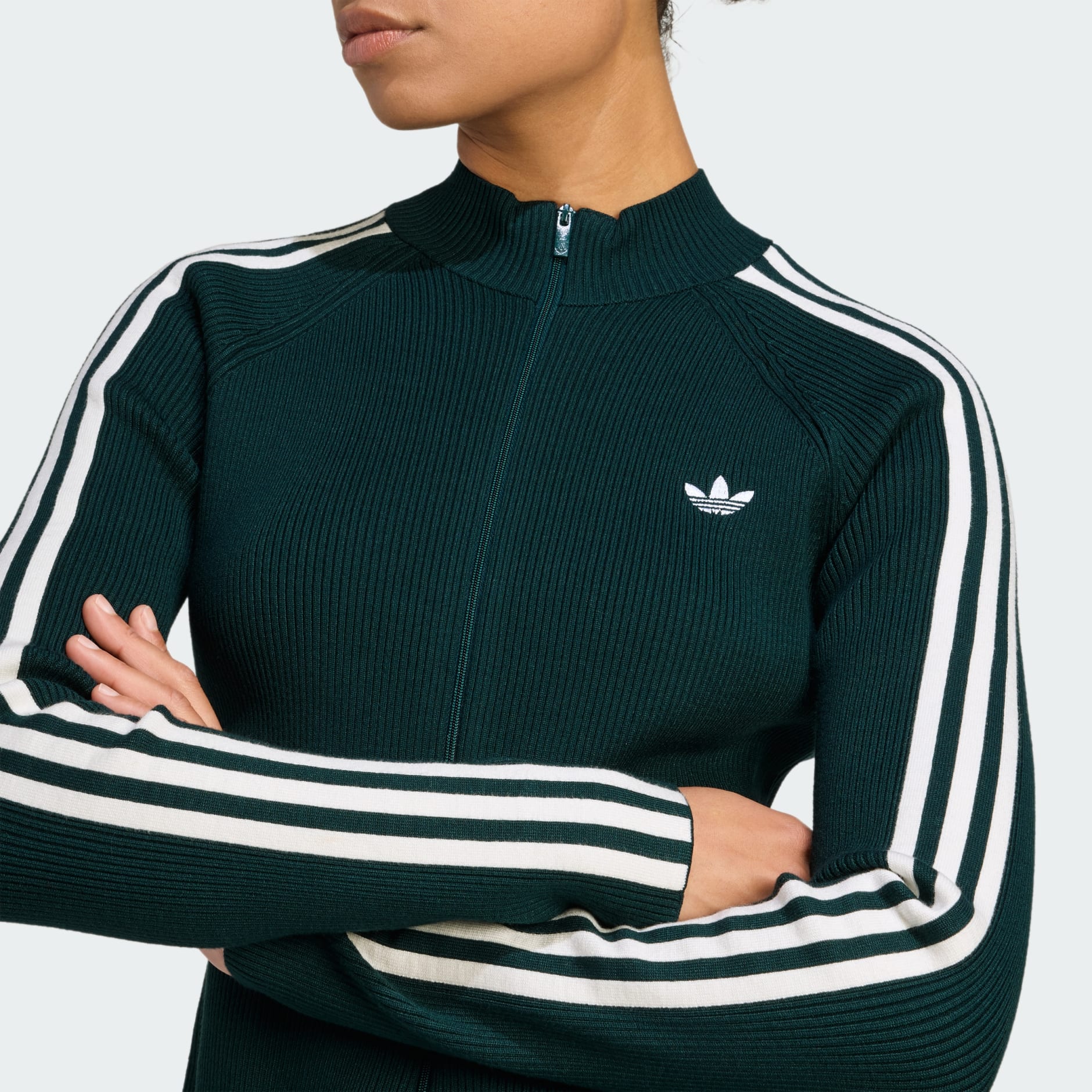 Adicolor 3-Stripes Slim Knit Track Top