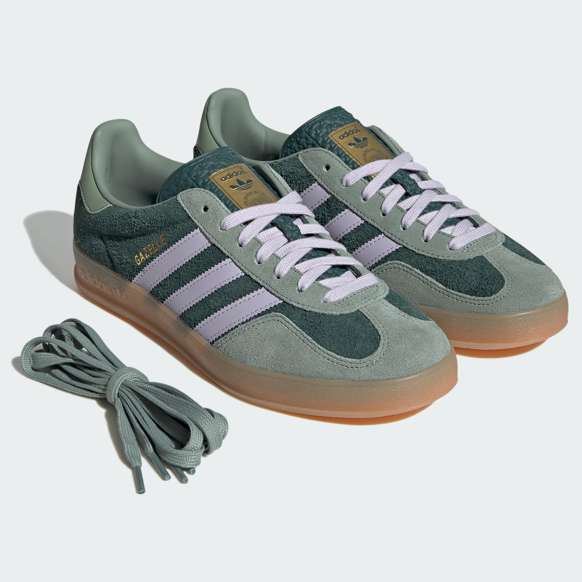 Shoes Gazelle Indoor Shoes Green adidas Oman