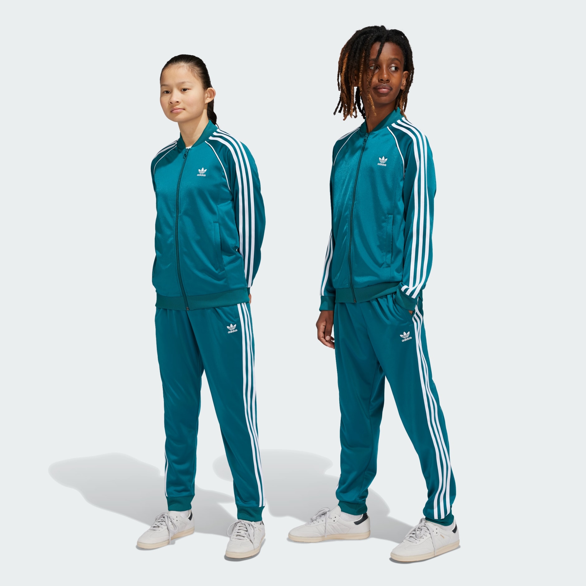 adidas Adicolor SST Track Pants Kids Turquoise adidas TZ